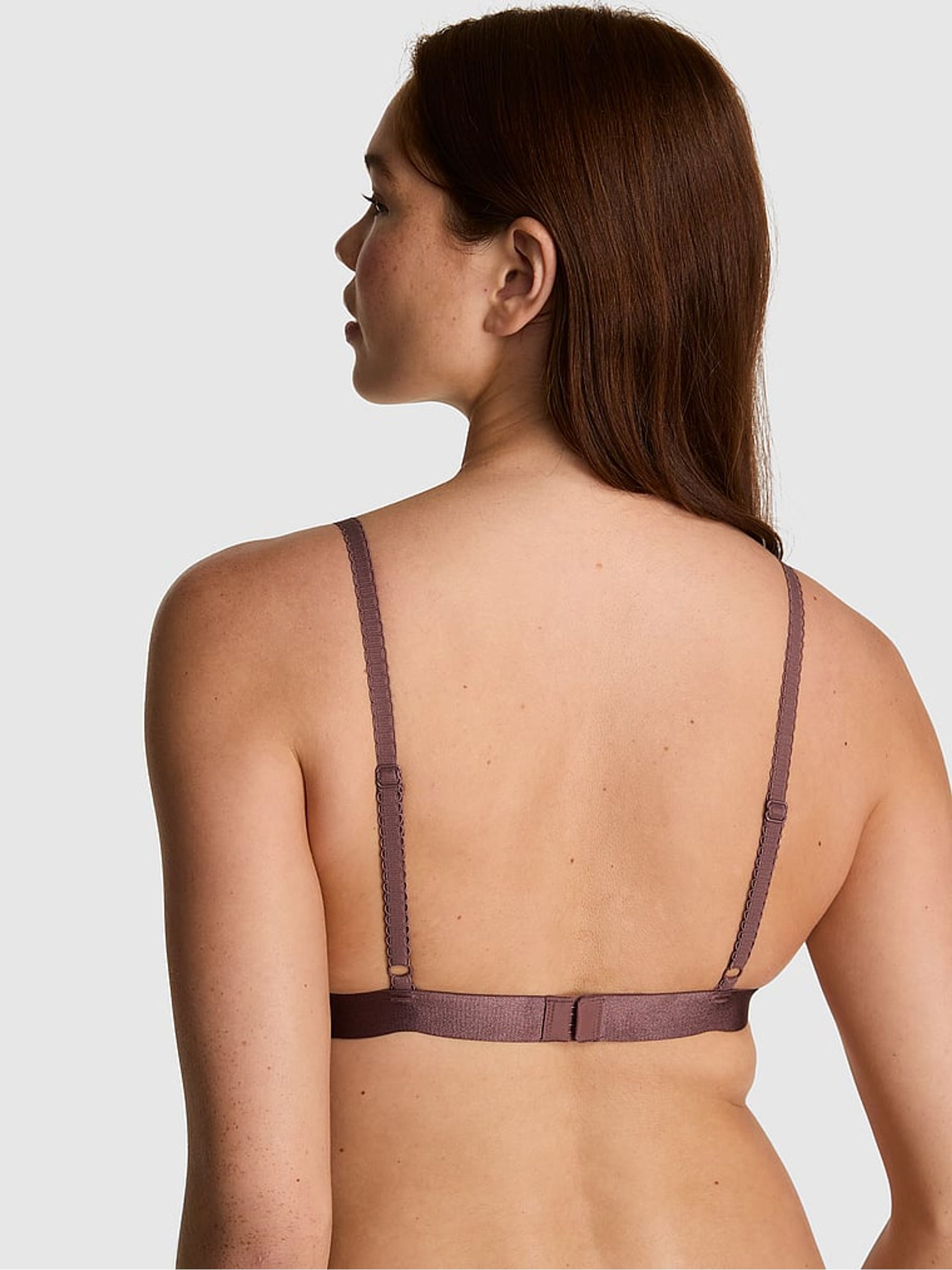 Rose Brown Push Up Cute But Dangerous Embroidery Bralette - Image 2 of 2