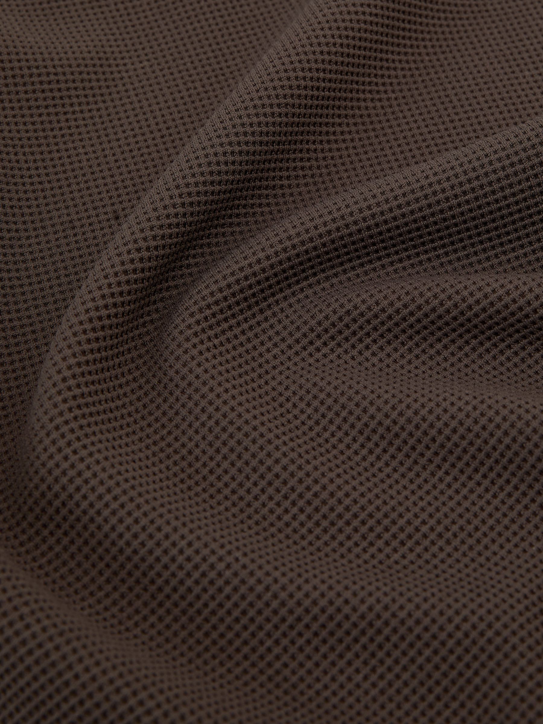 Textured Modern-Fit Crew-Neck T-Shirt in Brown - Image 6 of 6