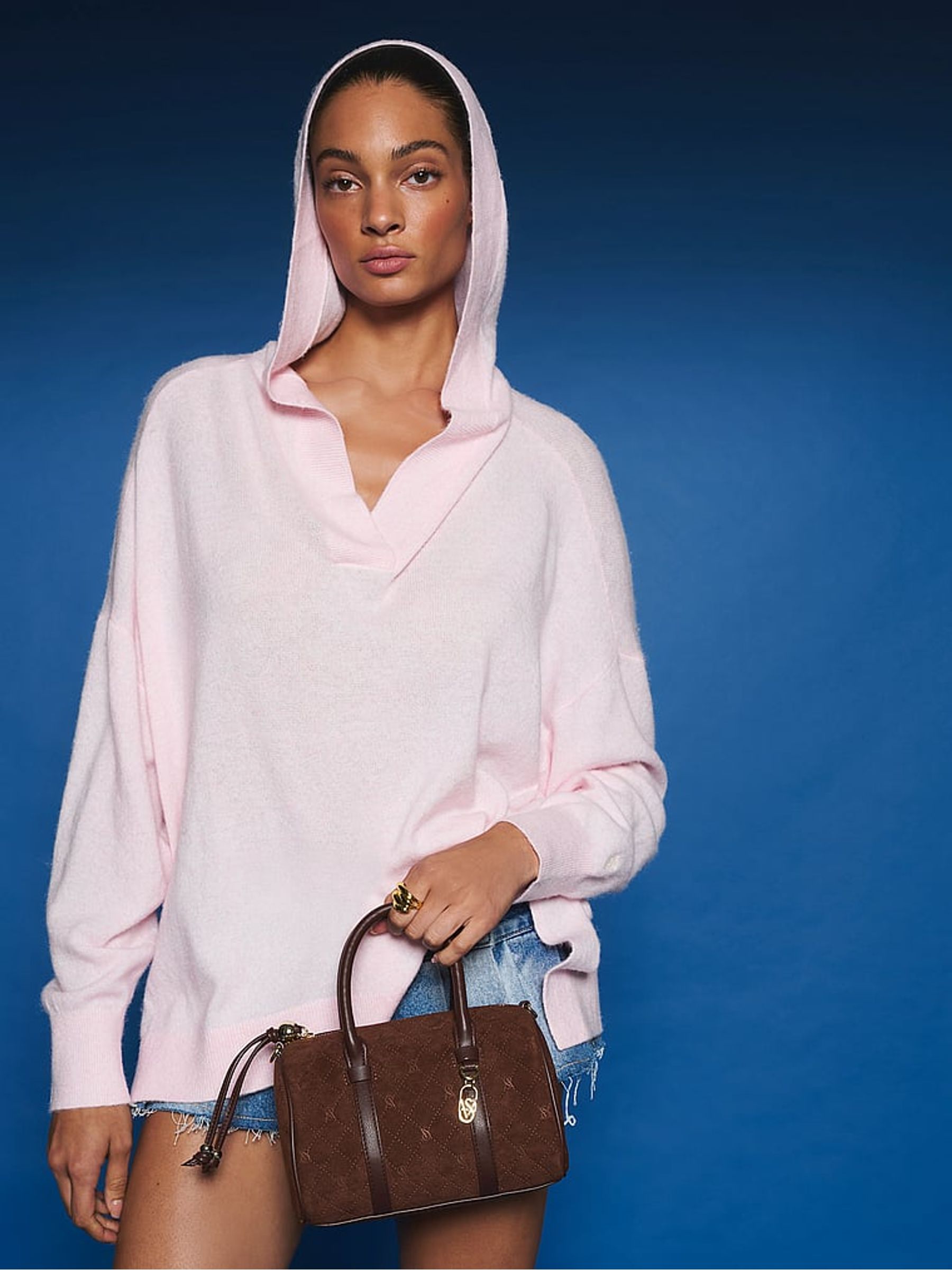 Ganache Brown Small Roll Duffle Bag - Image 1 of 4