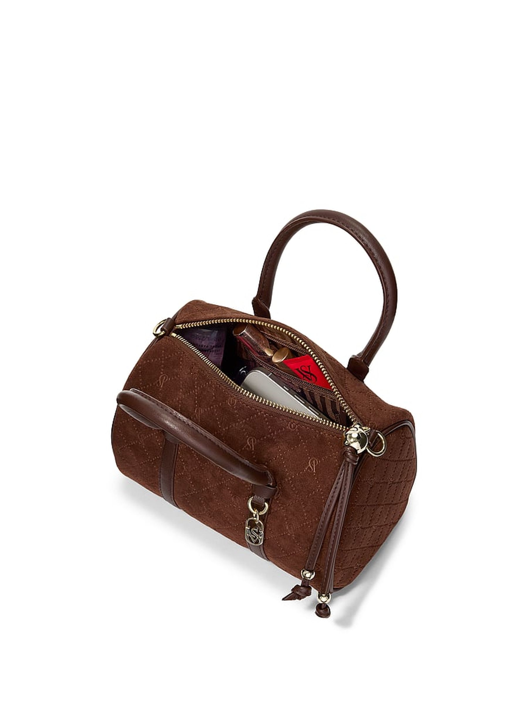 Ganache Brown Small Roll Duffle Bag - Image 4 of 4