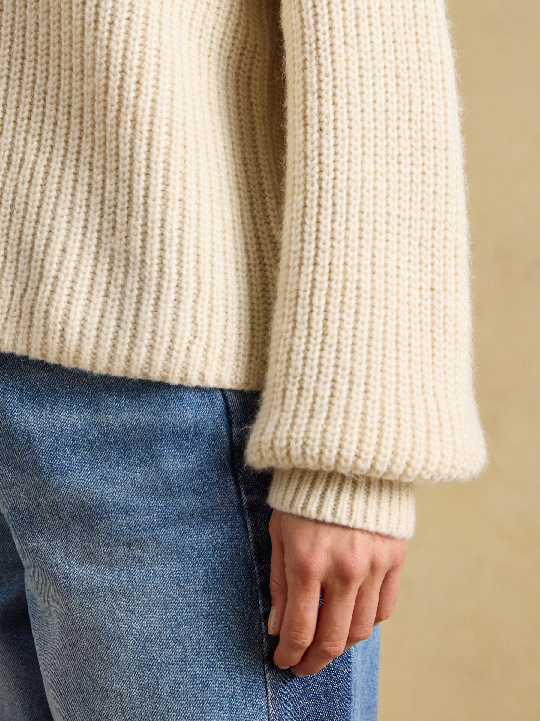 Cream Soft Handle Cardigan - Image 7 of 9