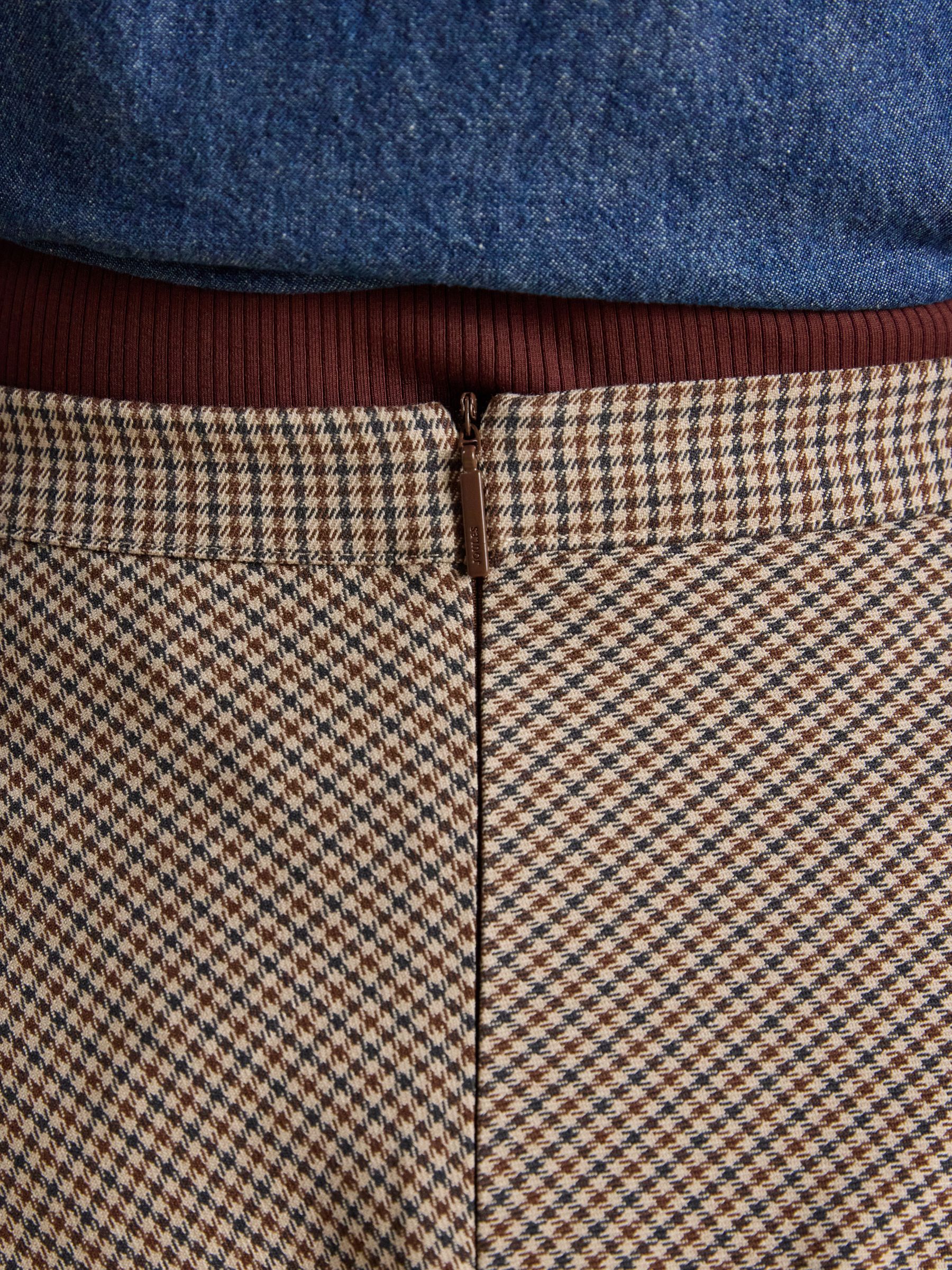 Emmy Brown Houndstooth Panel Midi Skirt - Image 5 of 6