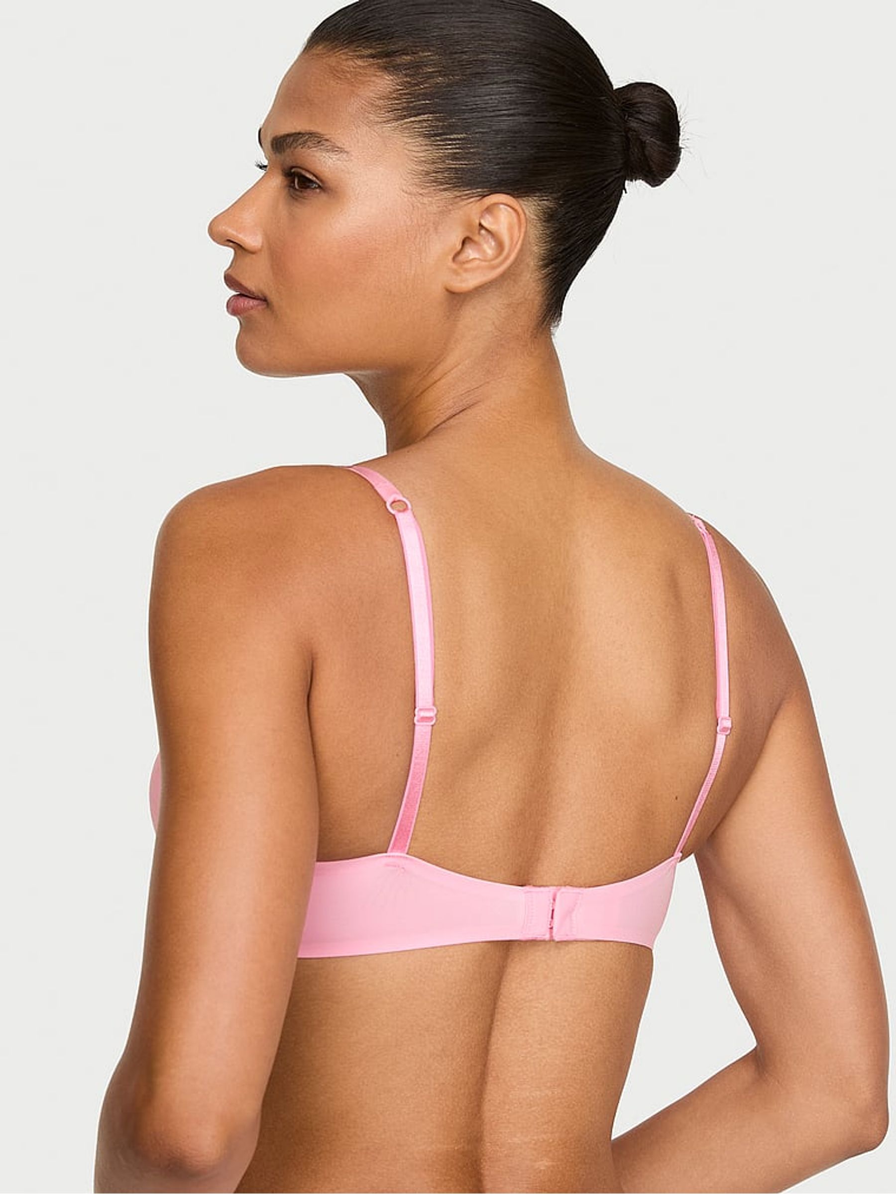 Victoria Pink Bombshell Shine Bow Bra - Image 2 of 2 Victoria Pink Bombshell Shine Bow Bra - Image 2 of 2
