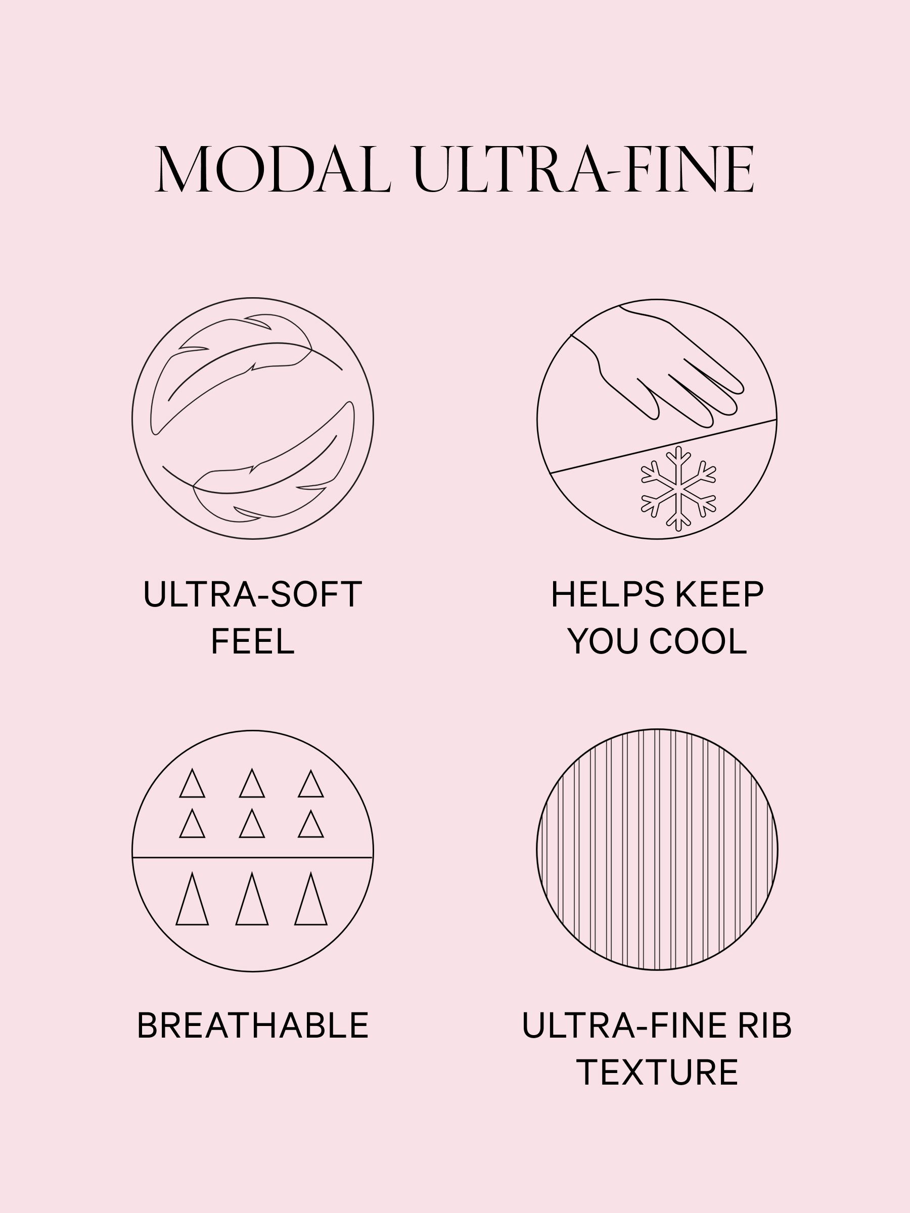 Cherrywood Brown Modal Ultra Fine Cami Shorts Set - Image 3 of 3