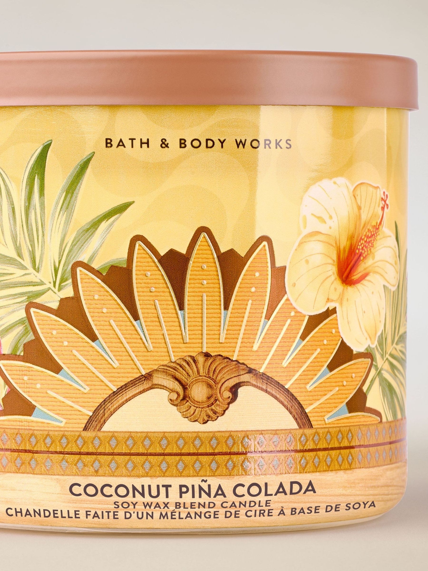 Coconut Pina Colada Candle 411g 3 Wick - Image 2 of 3