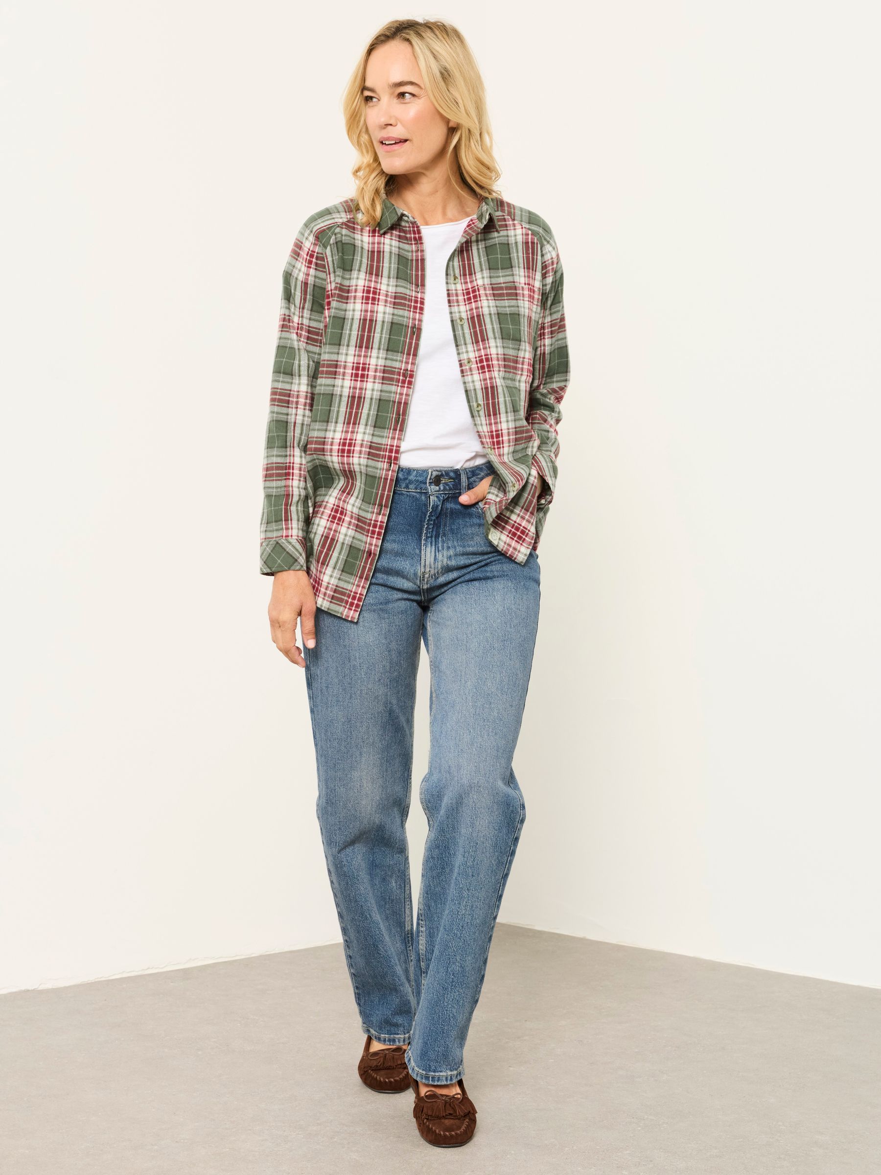 Bessie Green Check Shirt - Image 4 of 6
