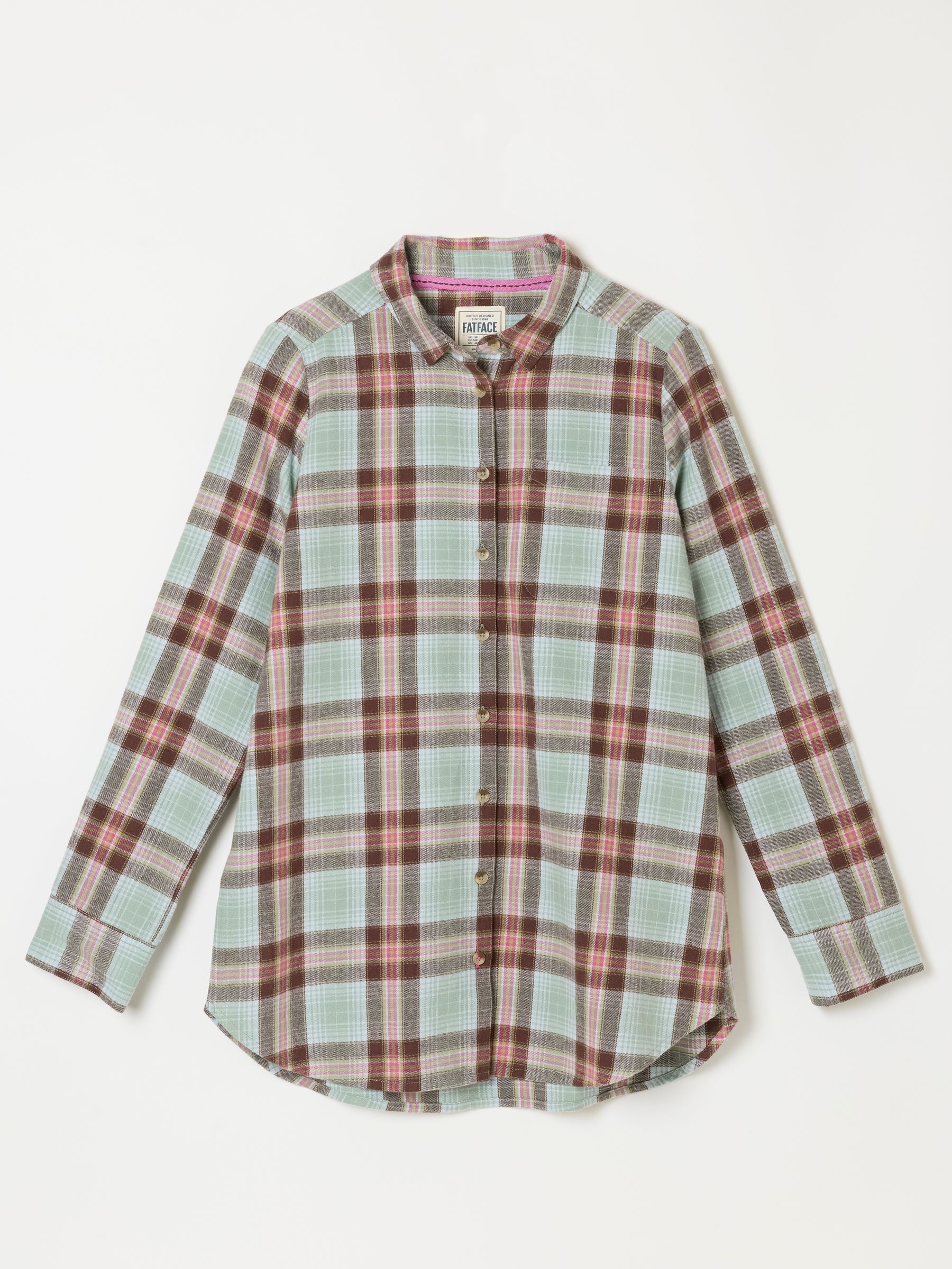 Olivia Blue Check Shirt - Image 7 of 7