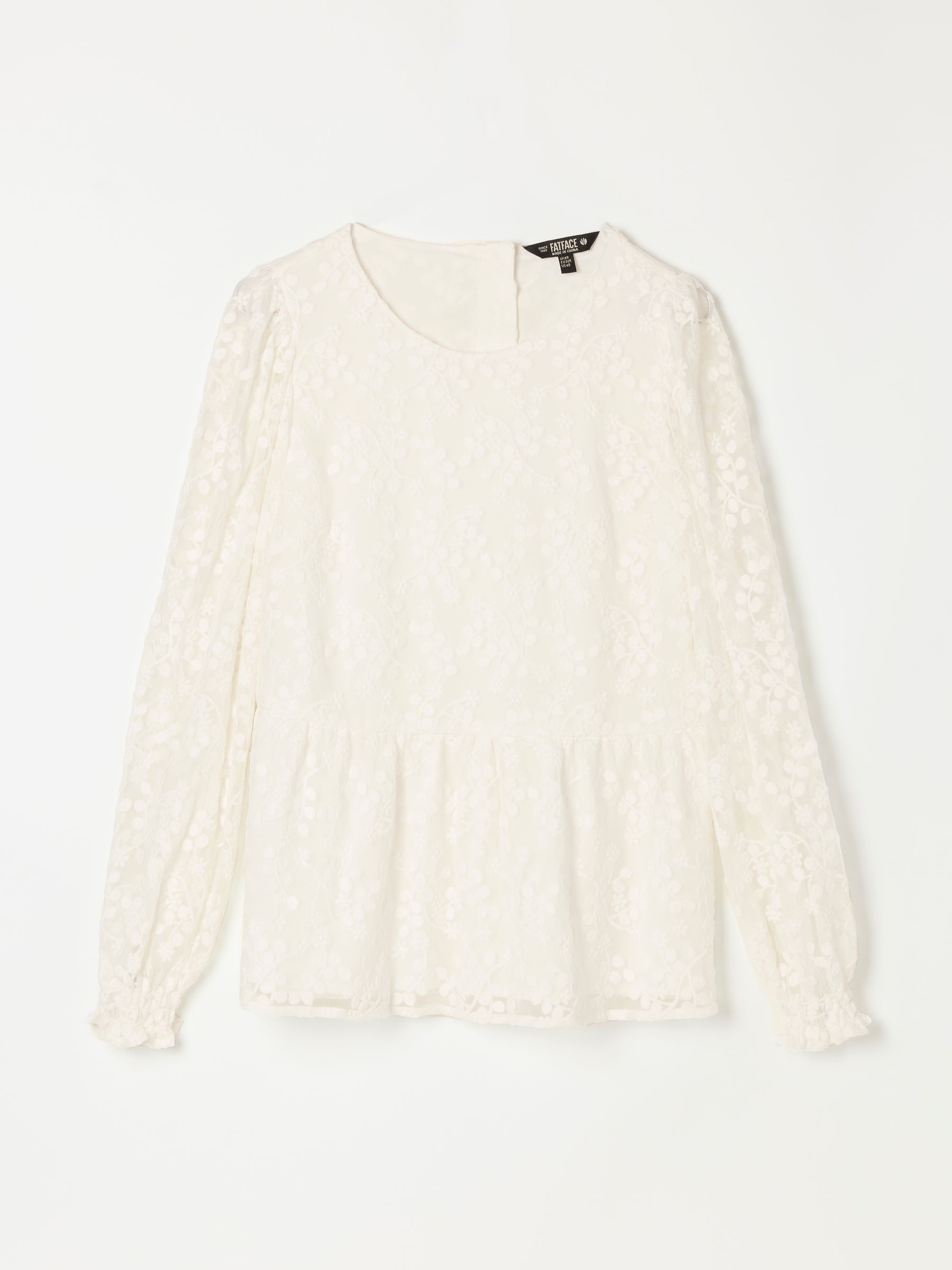 Veronica Ivory Lace Blouse - Image 7 of 8