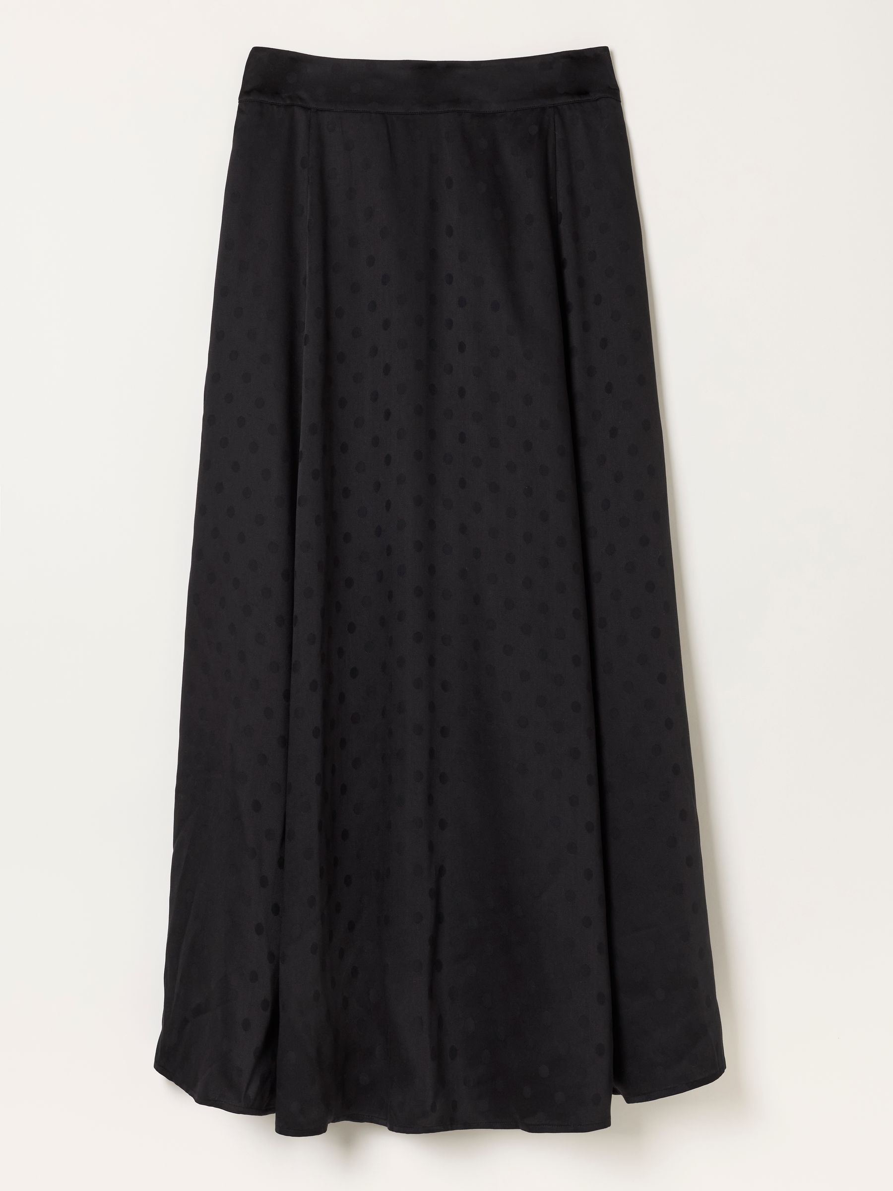 Black Sadie Polka Dot Midi Skirt - Image 6 of 6
