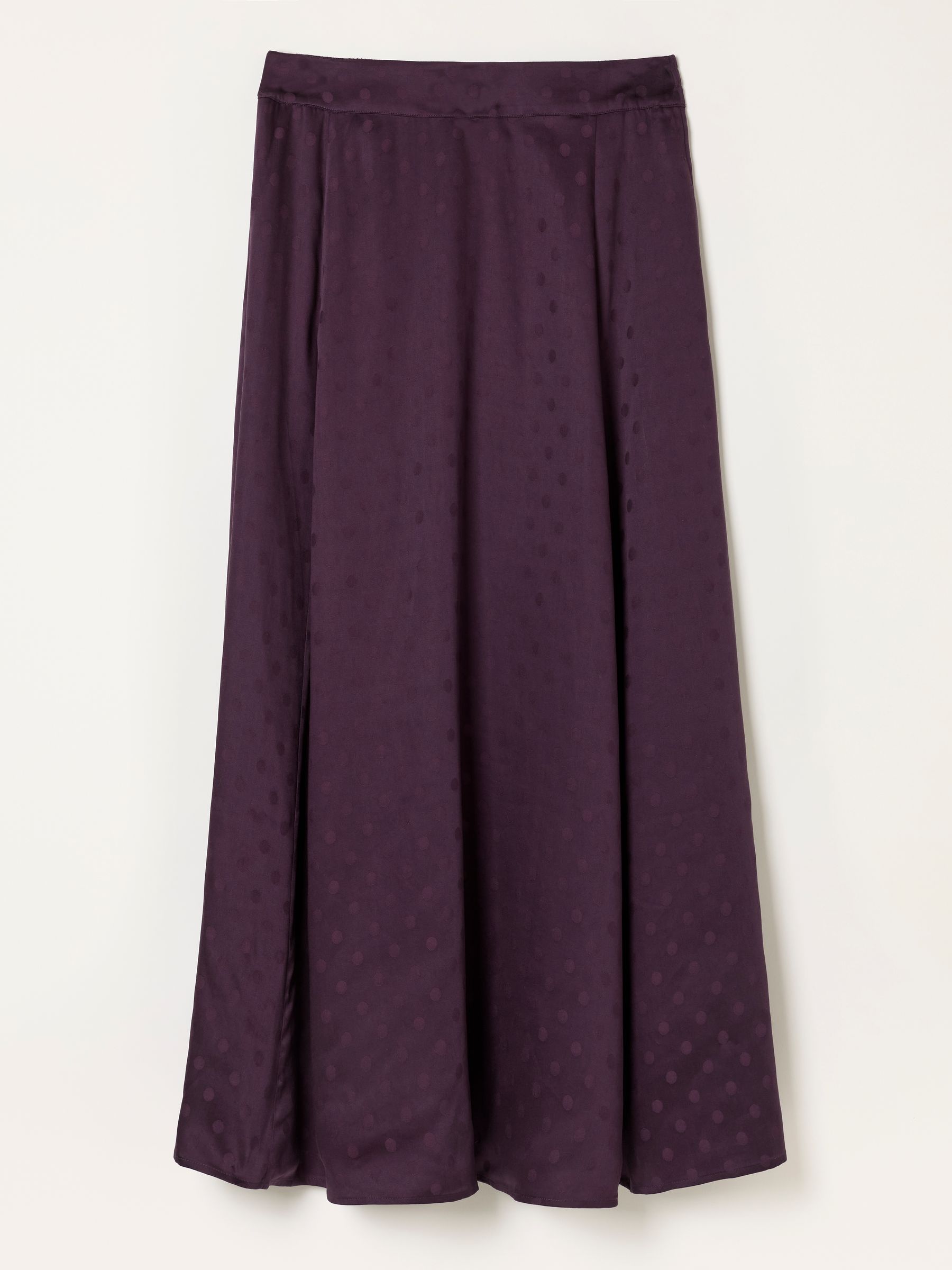 Purple Sadie Polka Dot Midi Skirt - Image 6 of 7