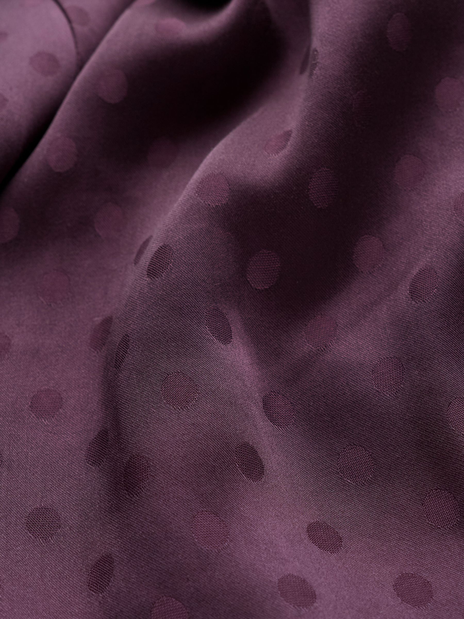 Purple Sadie Polka Dot Midi Skirt - Image 7 of 7