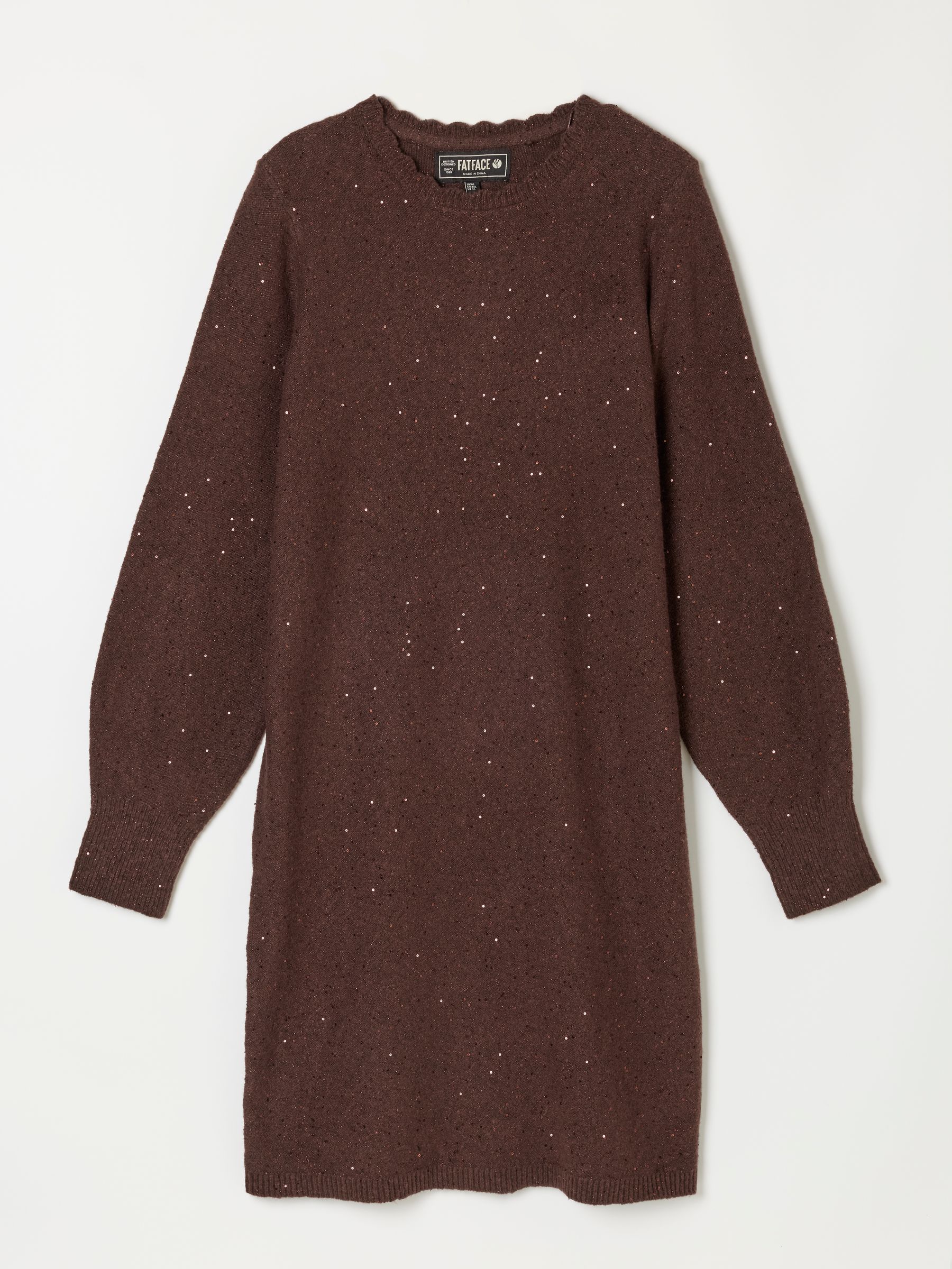 Skylar Chocolate Brown Knitted Dress - Image 5 of 5 Skylar Chocolate Brown Knitted Dress - Image 5 of 5