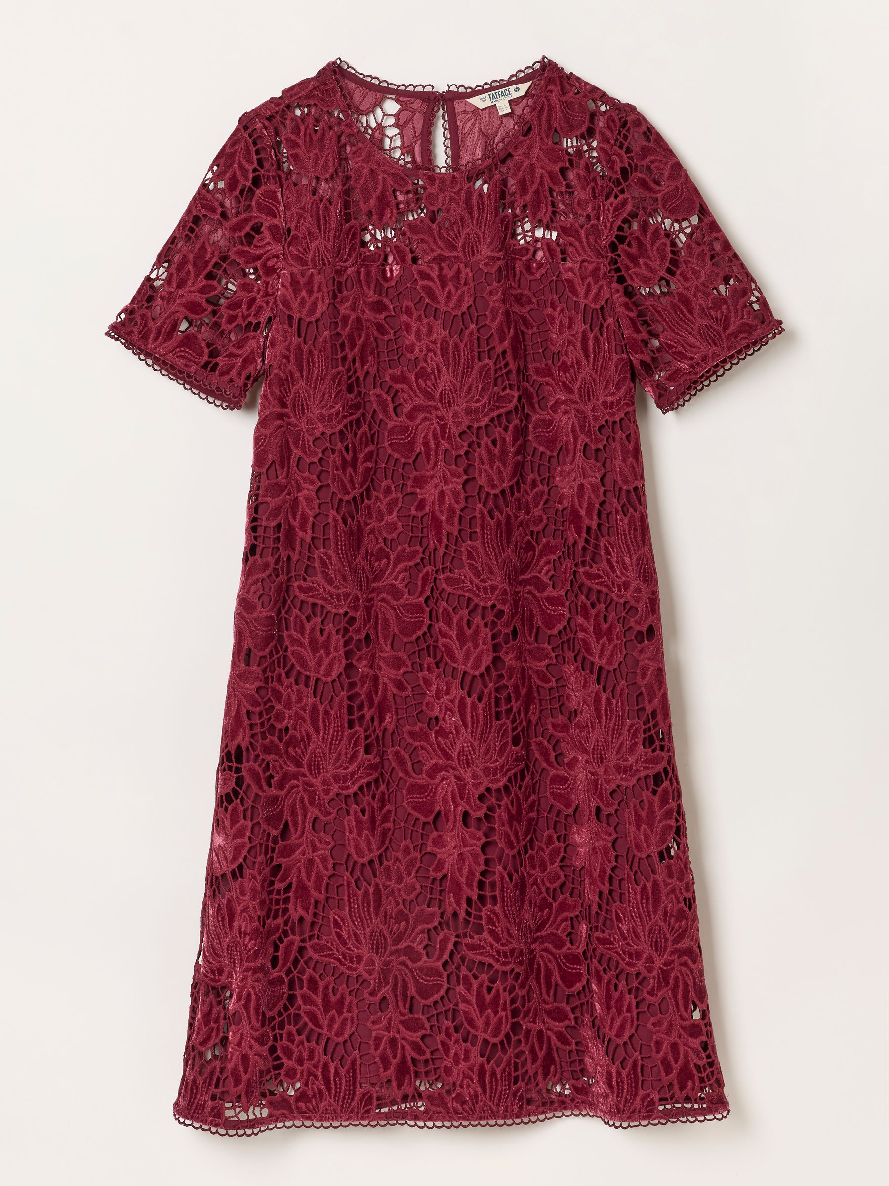 Simone Rose Pink Lace Dress - Image 5 of 5