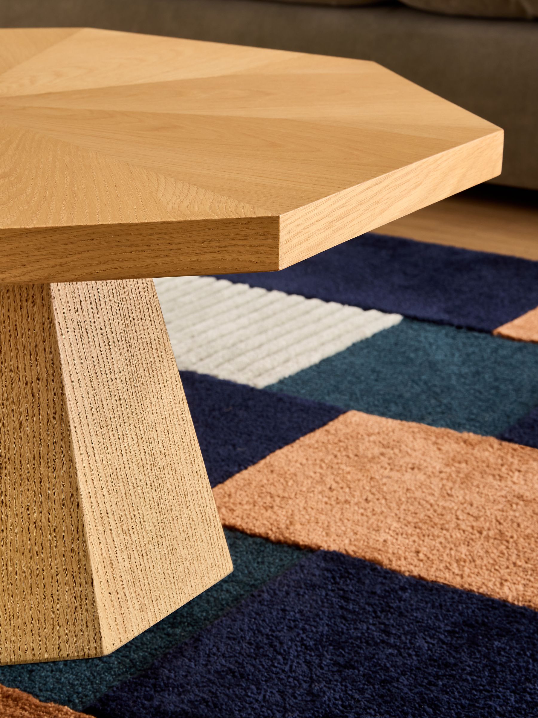 Brennan Coffee Table in Oak - Image 2 of 5 Brennan Coffee Table in Oak - Image 2 of 5