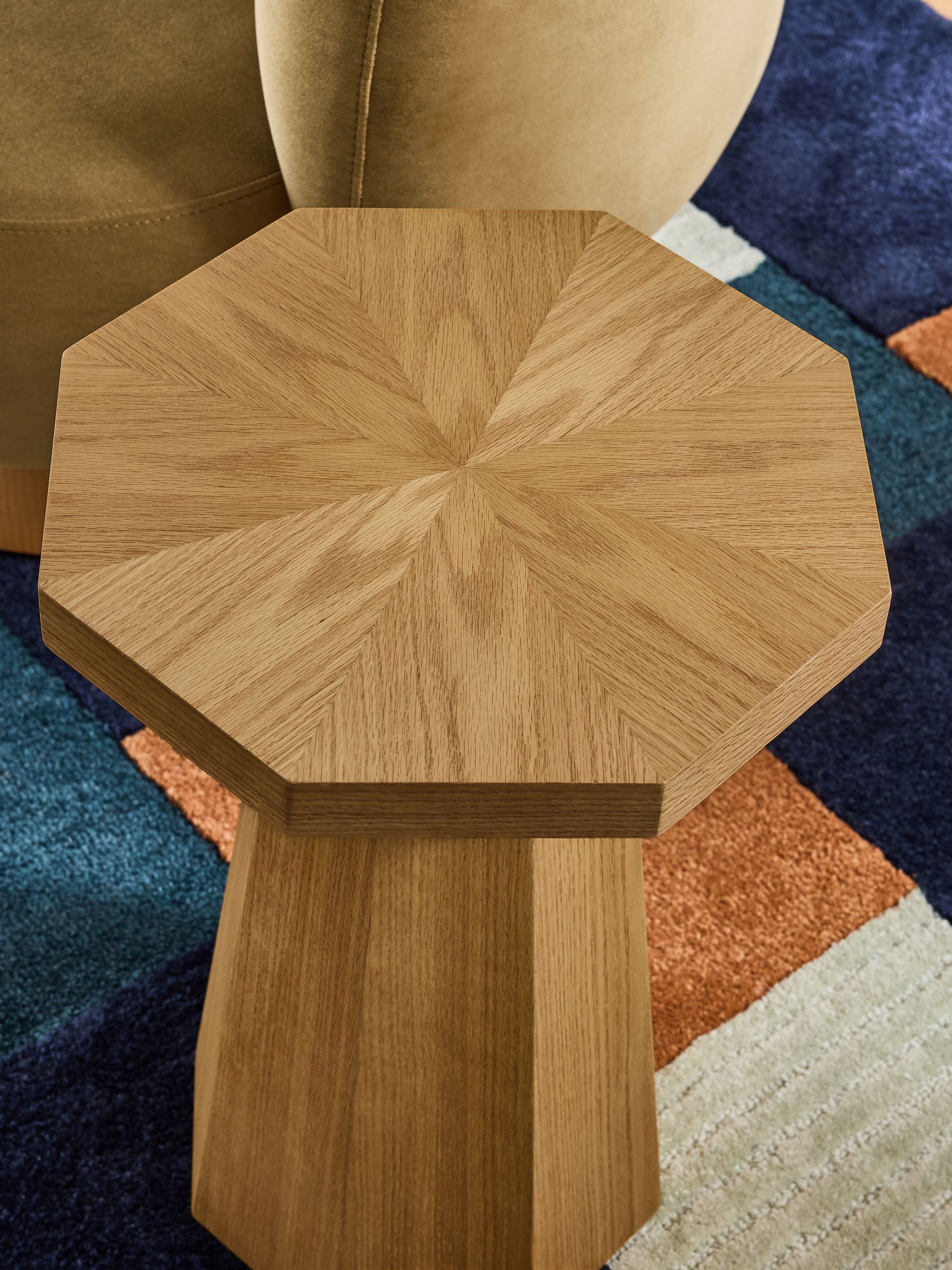 Brennan Side Table in Oak - Image 2 of 6