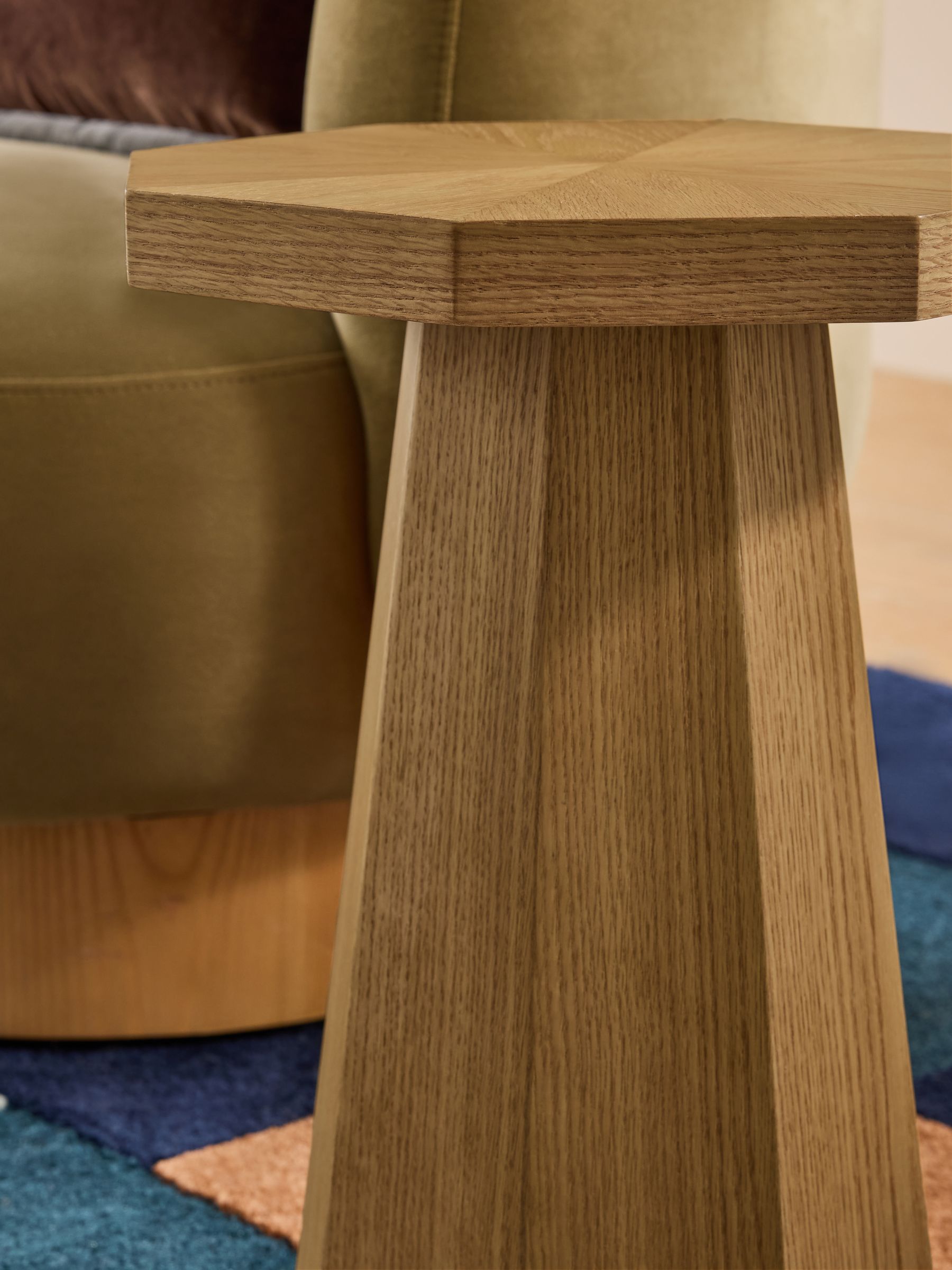 Brennan Side Table in Oak - Image 4 of 6