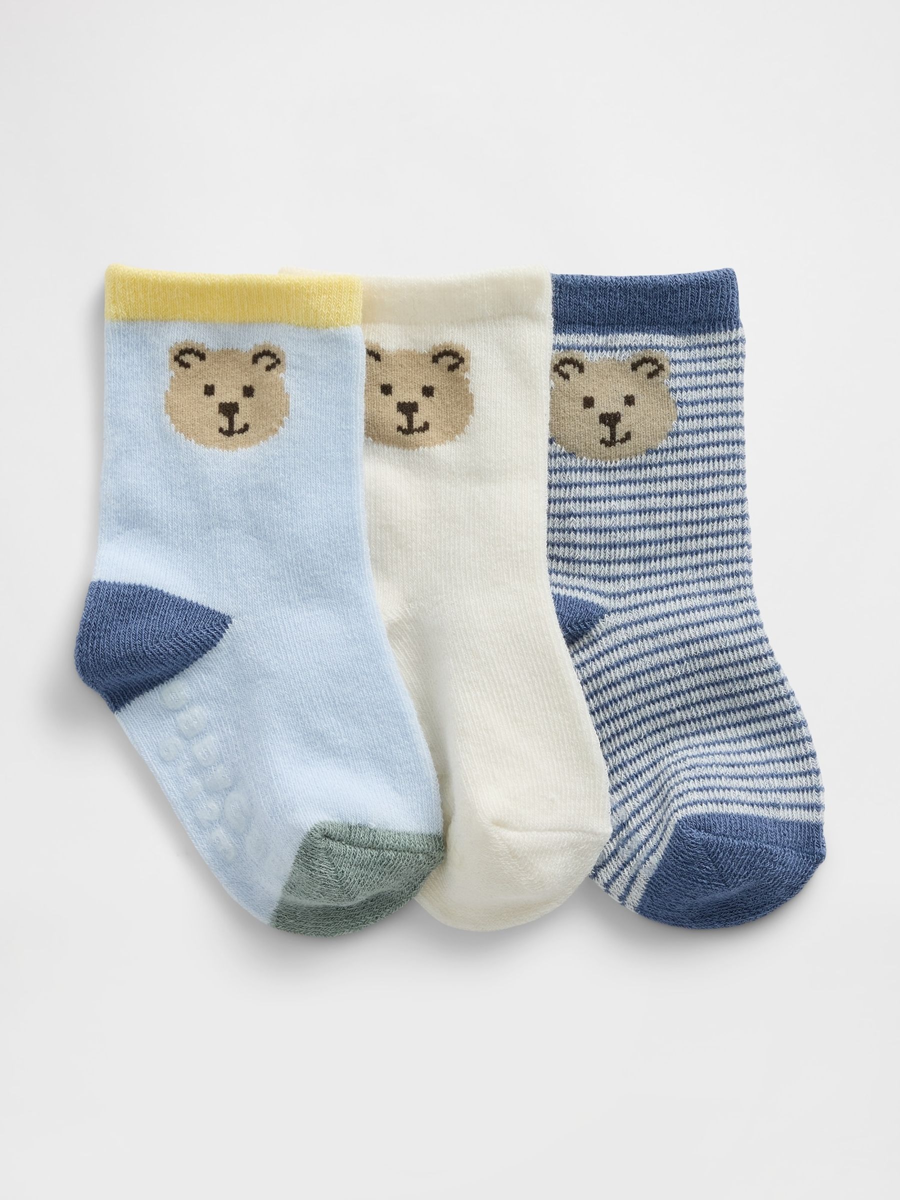 Blue Brannan Bear Crew Socks 3-Pack - Image 1 of 1