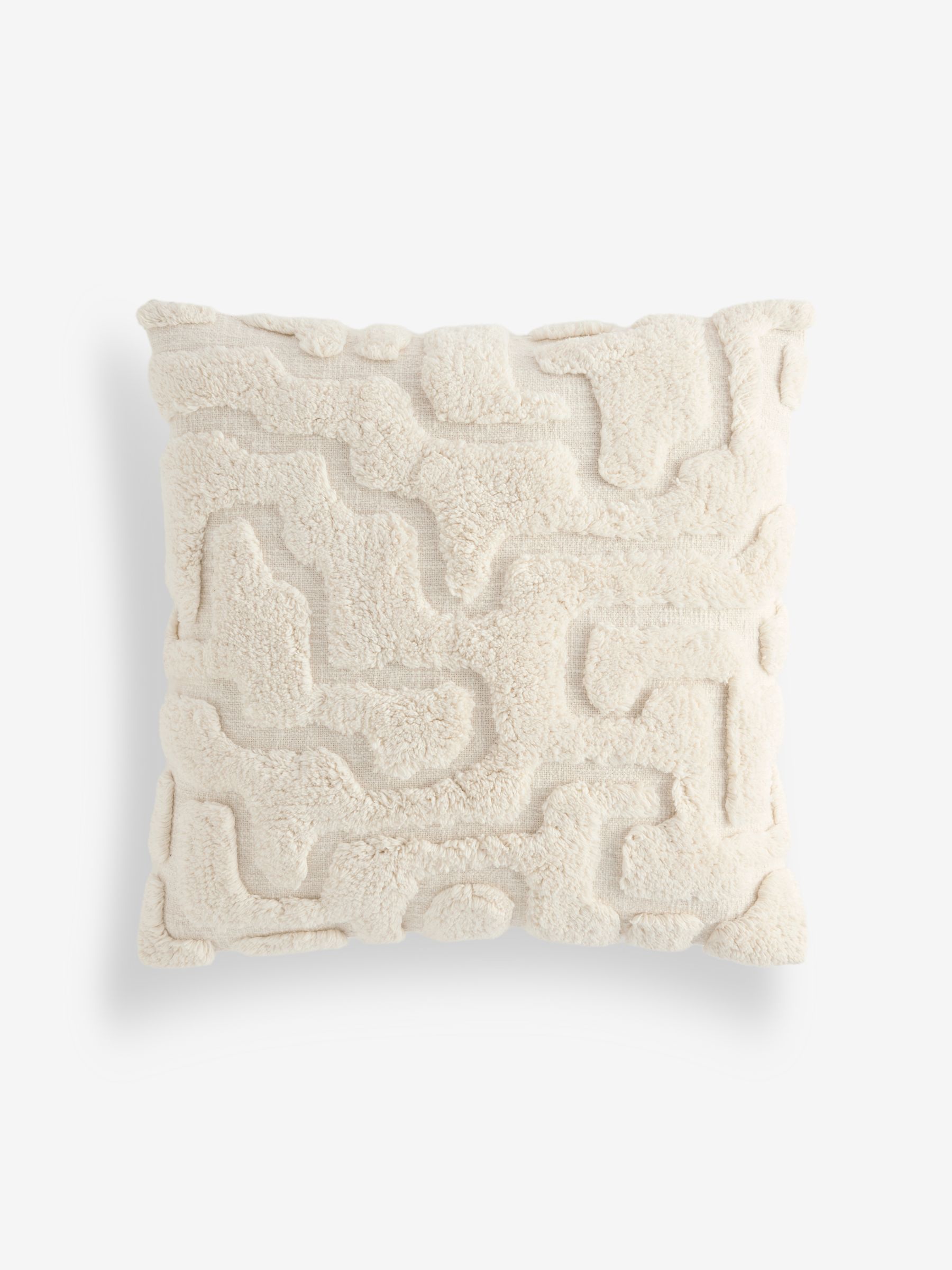 Clyde Tufted Cushion in Natural - Image 4 of 4 Clyde Tufted Cushion in Natural - Image 4 of 4