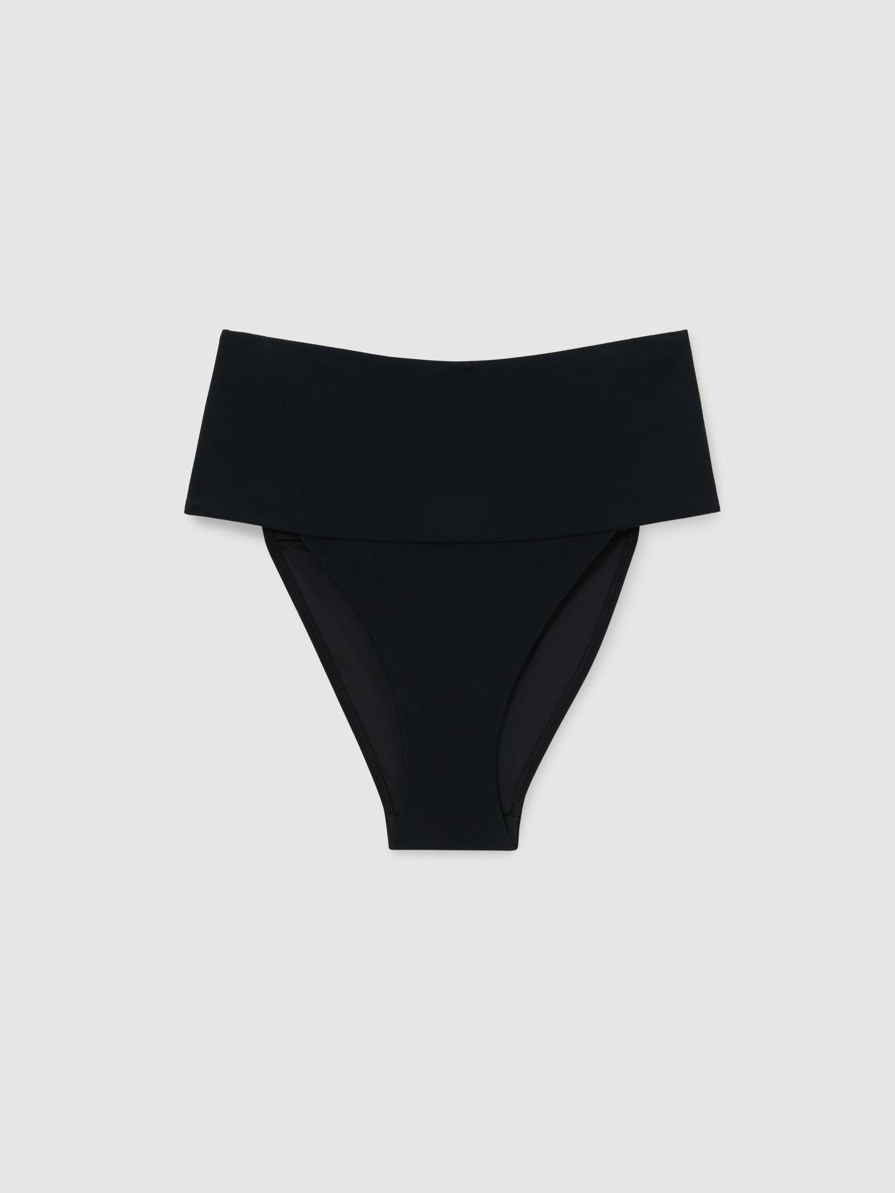 High-Waisted Bikini Bottoms in Black - Image 2 of 6 High-Waisted Bikini Bottoms in Black - Image 2 of 6
