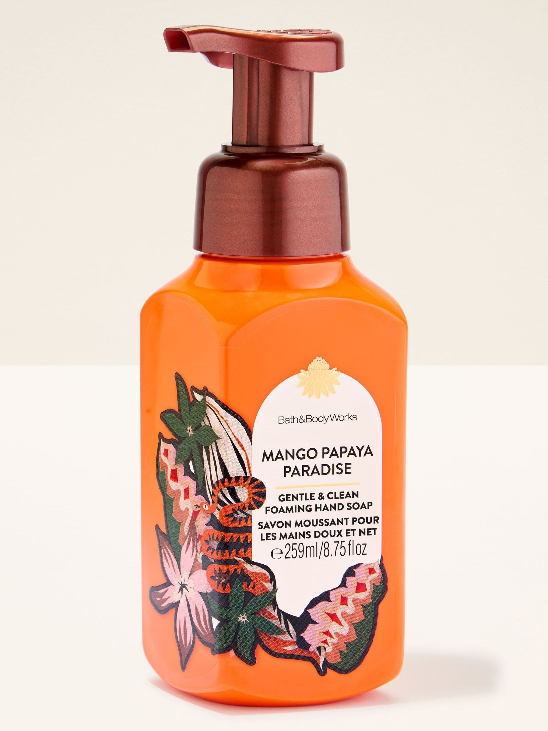 Mango Papaya Paradise Gentle & Clean Foaming Hand Soap 259ml - Image 1 of 2