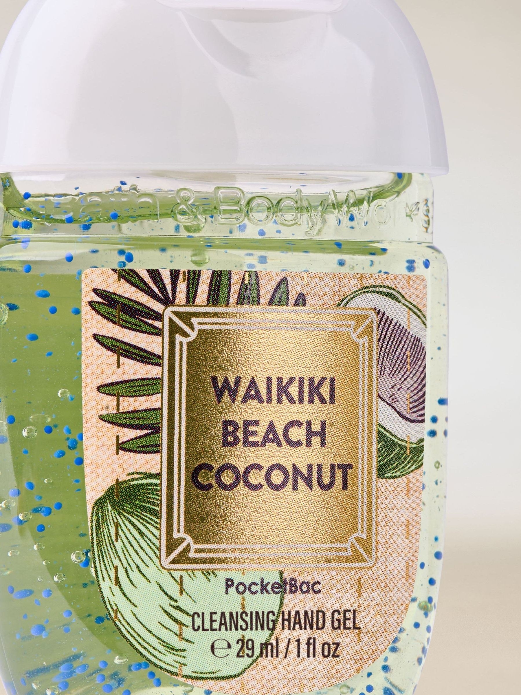 Waikiki Beach Coconut PocketBac Cleansing Hand Gel 29ml - Image 2 of 2
