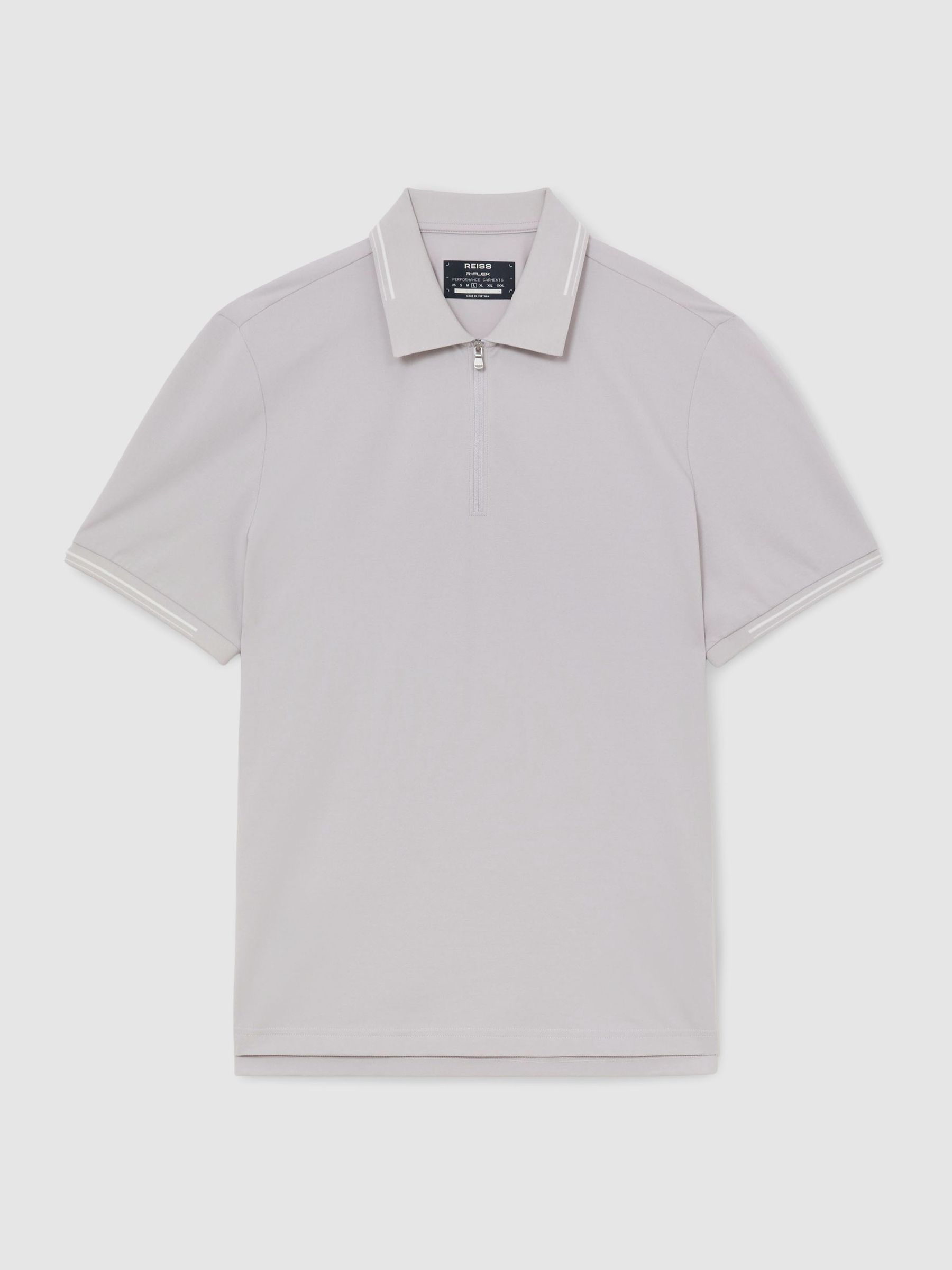 Polo Shirt in Soft Grey - Image 2 of 10