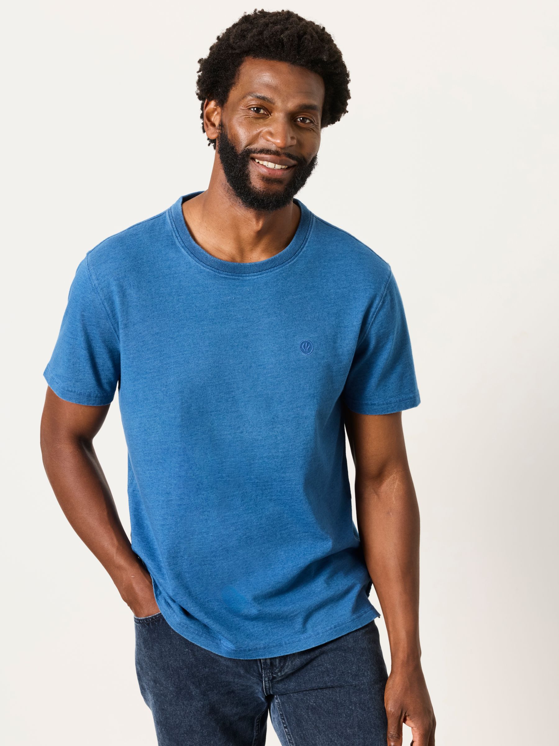 Lulworth Indigo Blue T-Shirt - Image 1 of 6