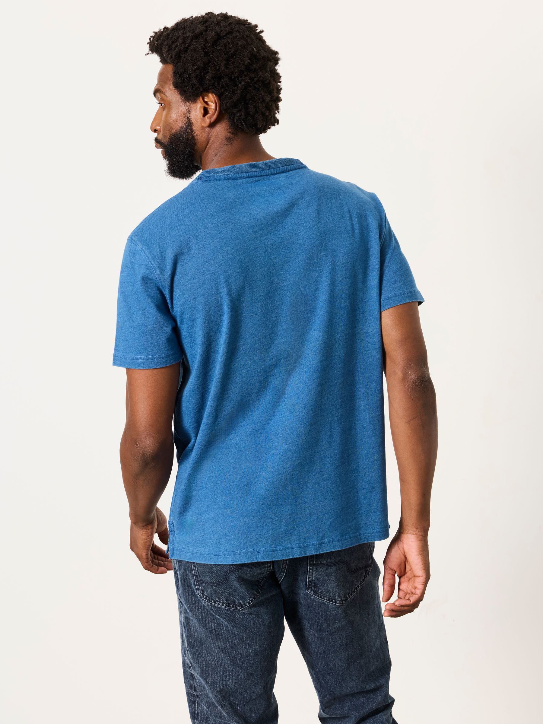 Lulworth Indigo Blue T-Shirt - Image 2 of 6 Lulworth Indigo Blue T-Shirt - Image 2 of 6