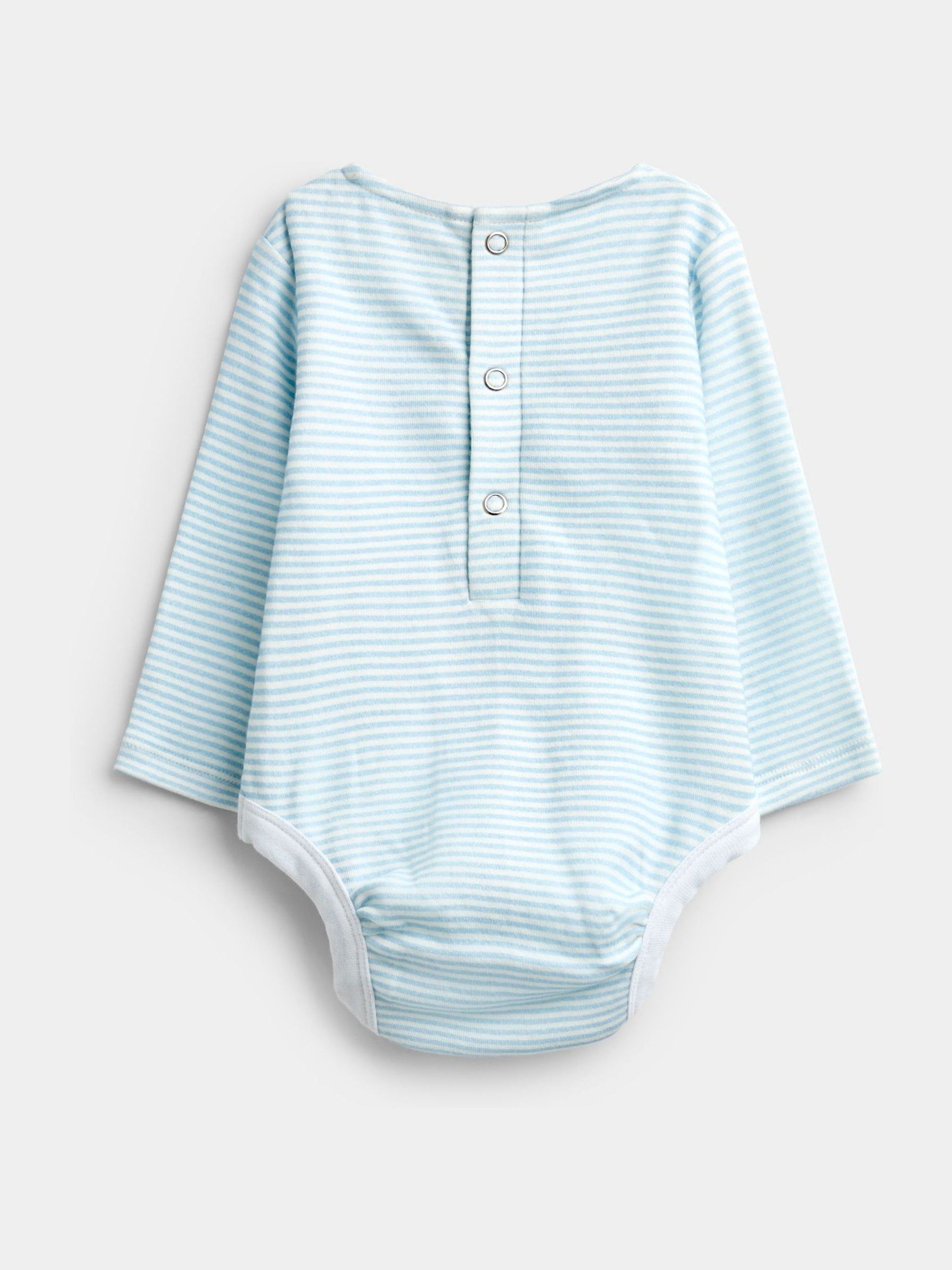 Navy Blue Peter Rabbit™ Embroidered Dungaree & Bodysuit Set - Image 7 of 8