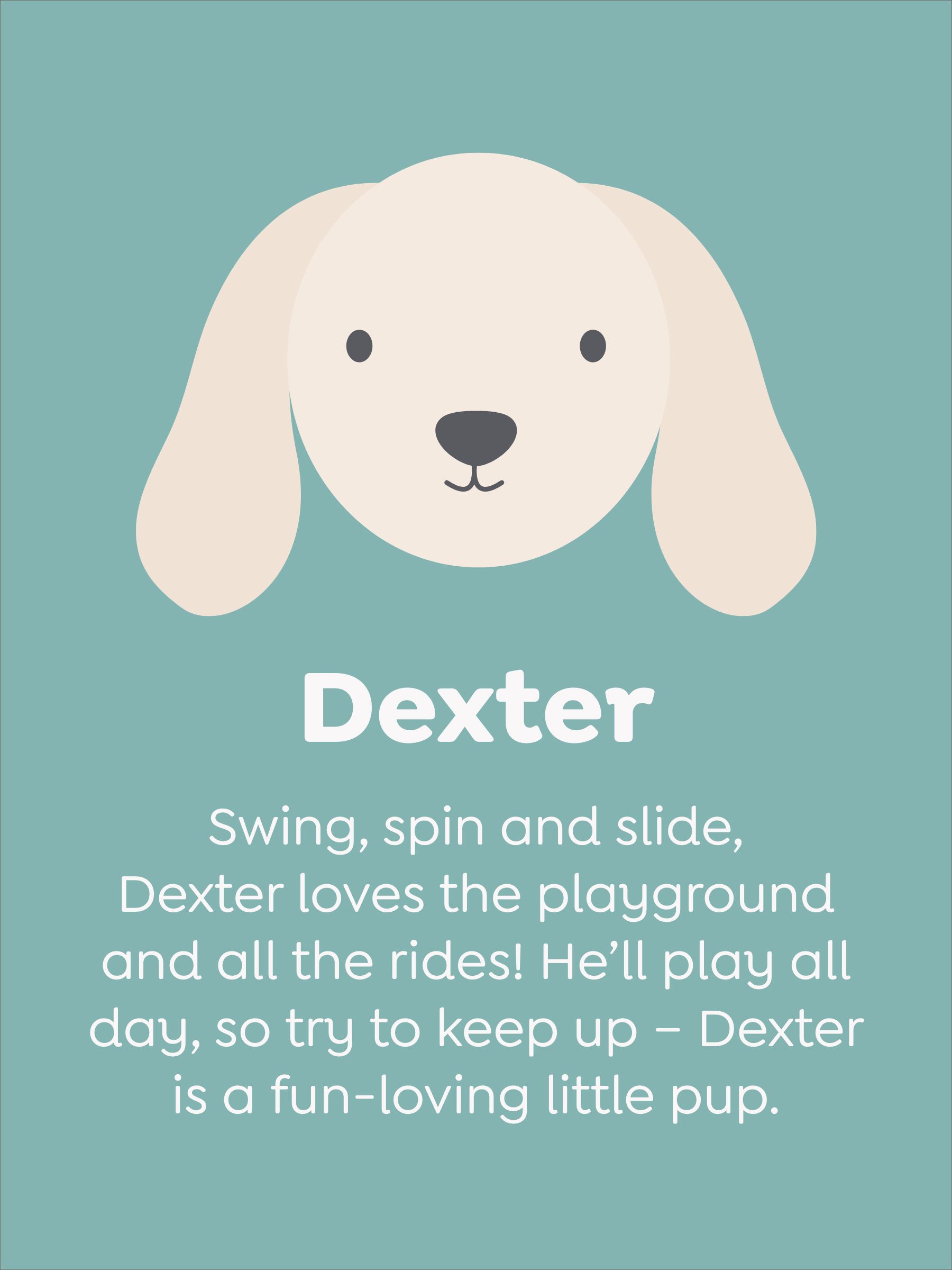 Dexter Dog Small Soft Toy Plushie - Image 4 of 4