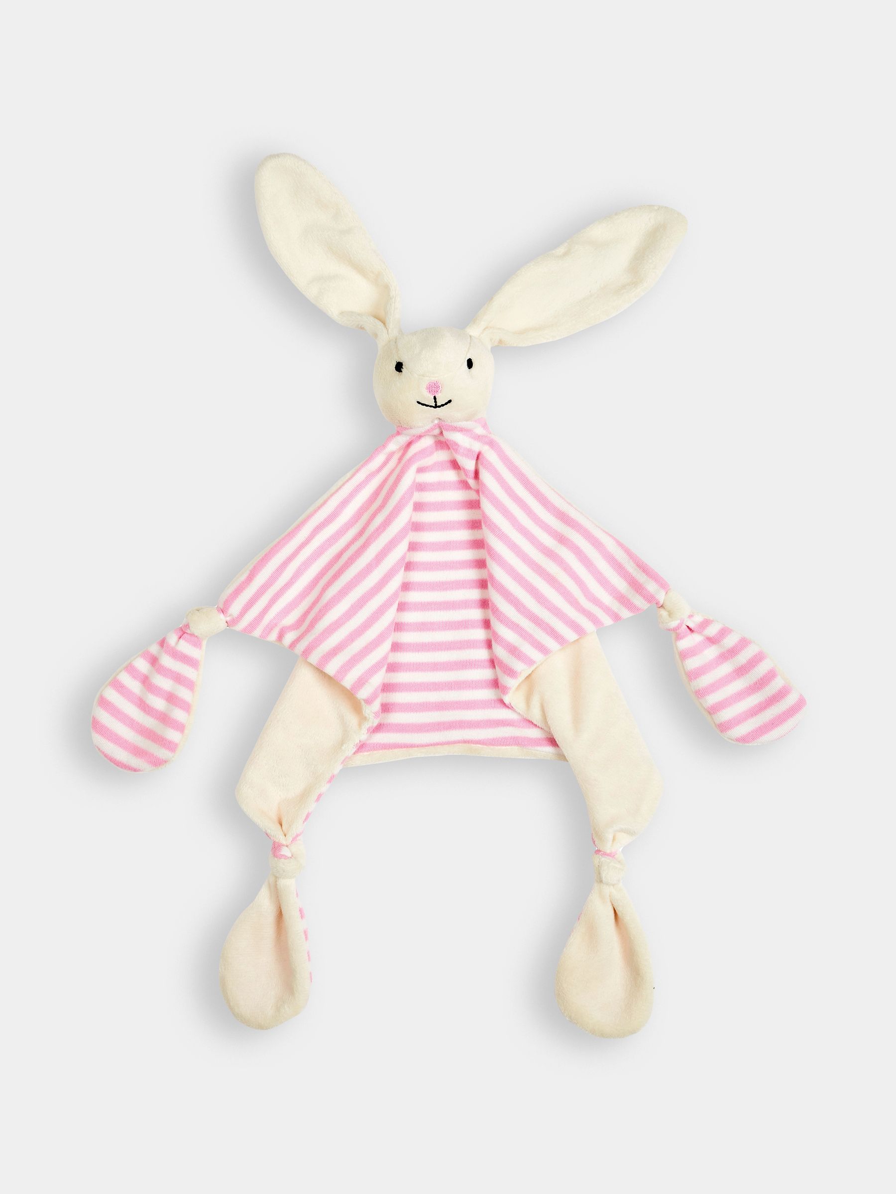 Pink Stripe Bunny Comforter - Image 2 of 4