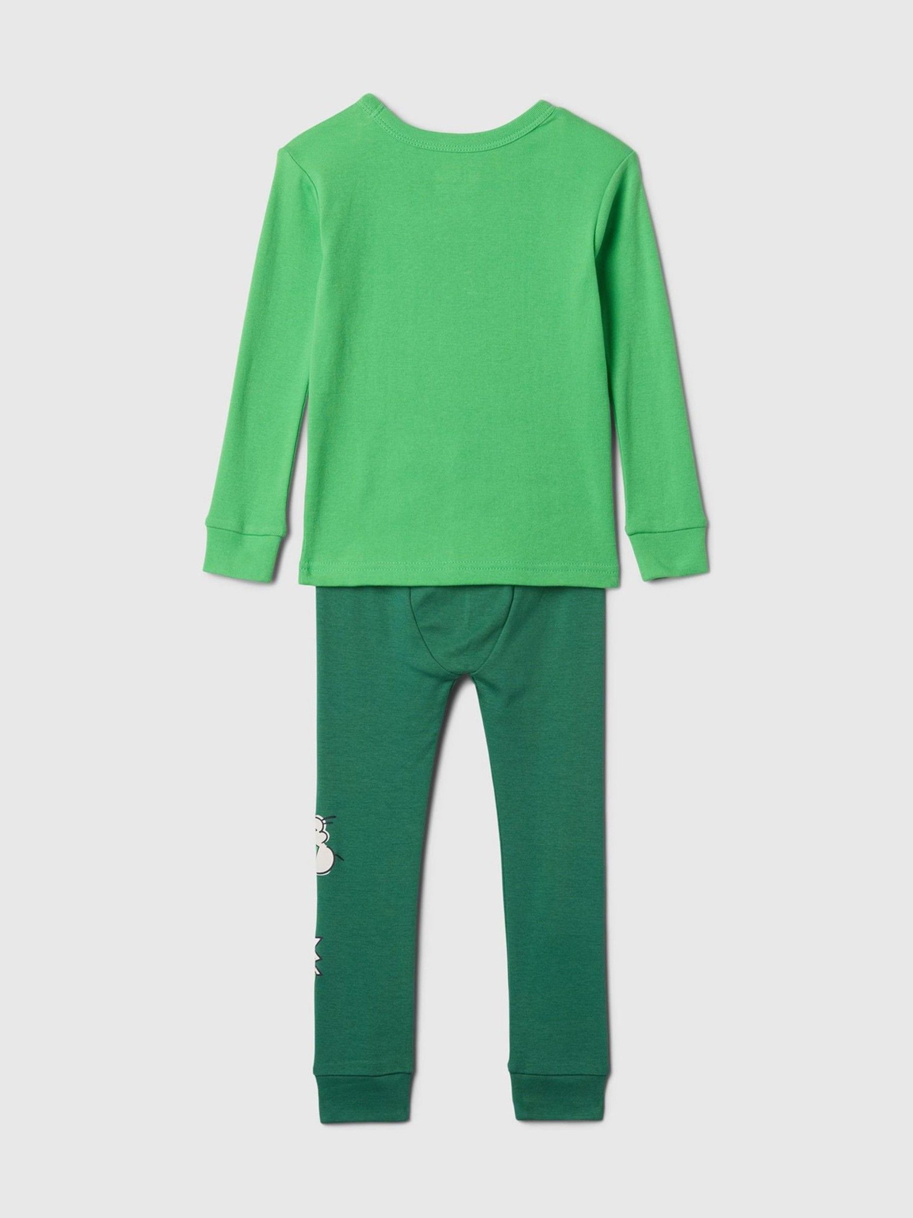 Green Incredible Hulk Cotton Long Pyjamas Set (12mths-5yrs) - Image 2 of 2