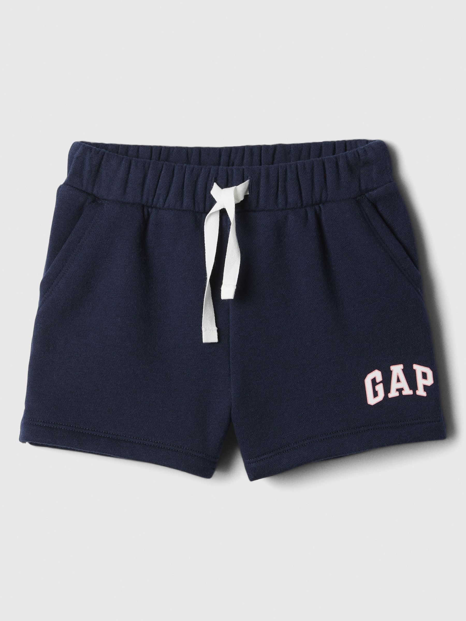 Navy Logo Pull On Shorts - Image 1 of 3