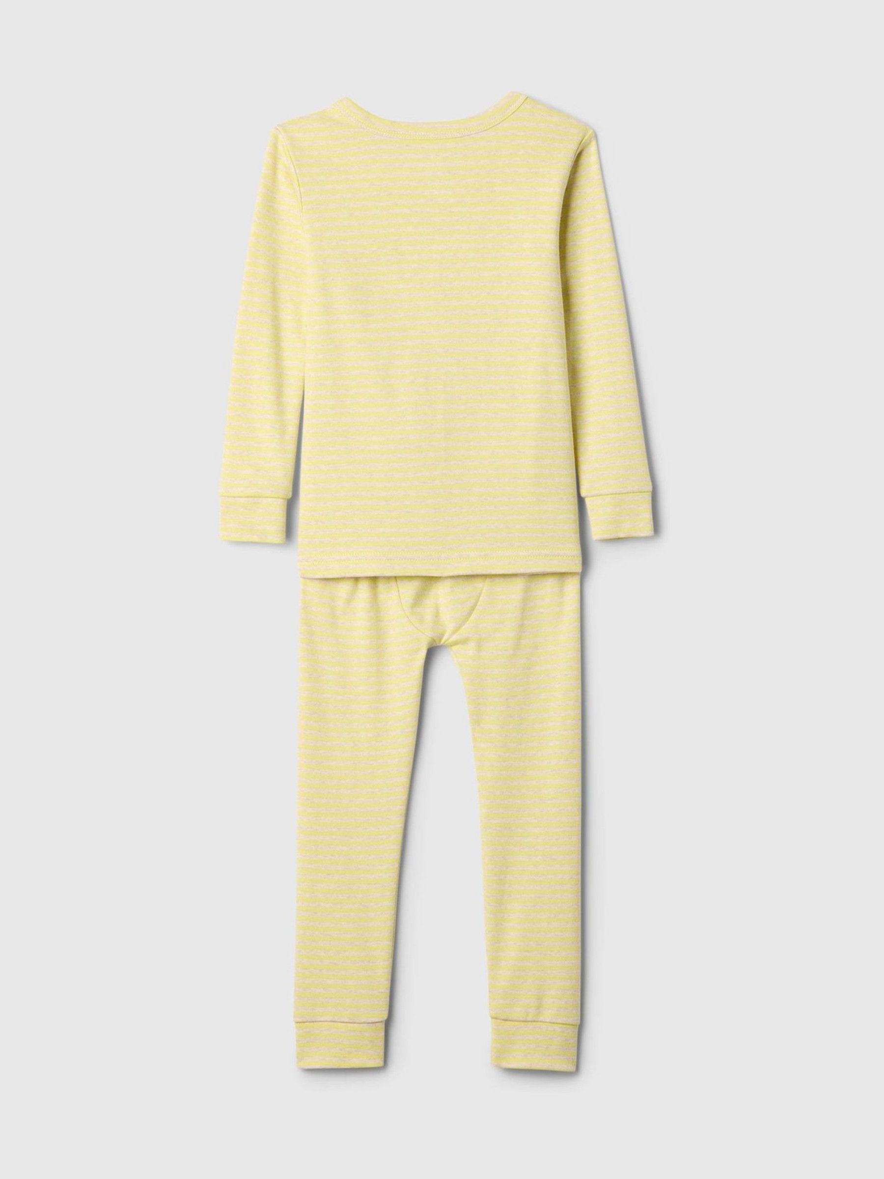 Yellow Tiana Disney Brushed Cotton Princess Pyjamas Set - Image 2 of 2 Yellow Tiana Disney Brushed Cotton Princess Pyjamas Set - Image 2 of 2