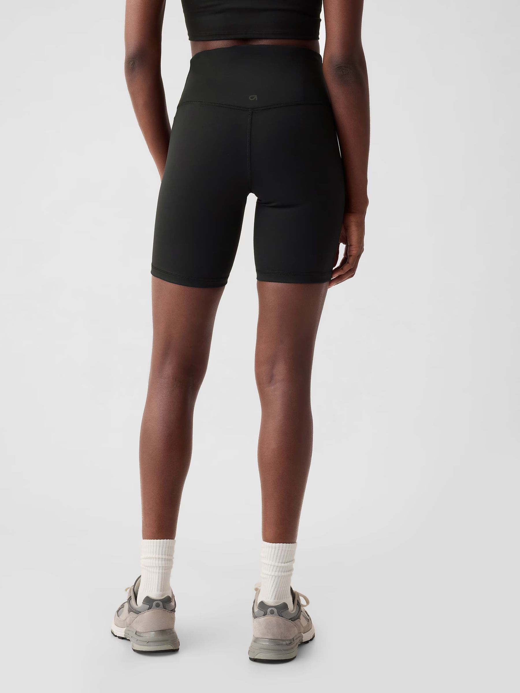 Black Power Stretch Cycling Shorts - Image 2 of 4