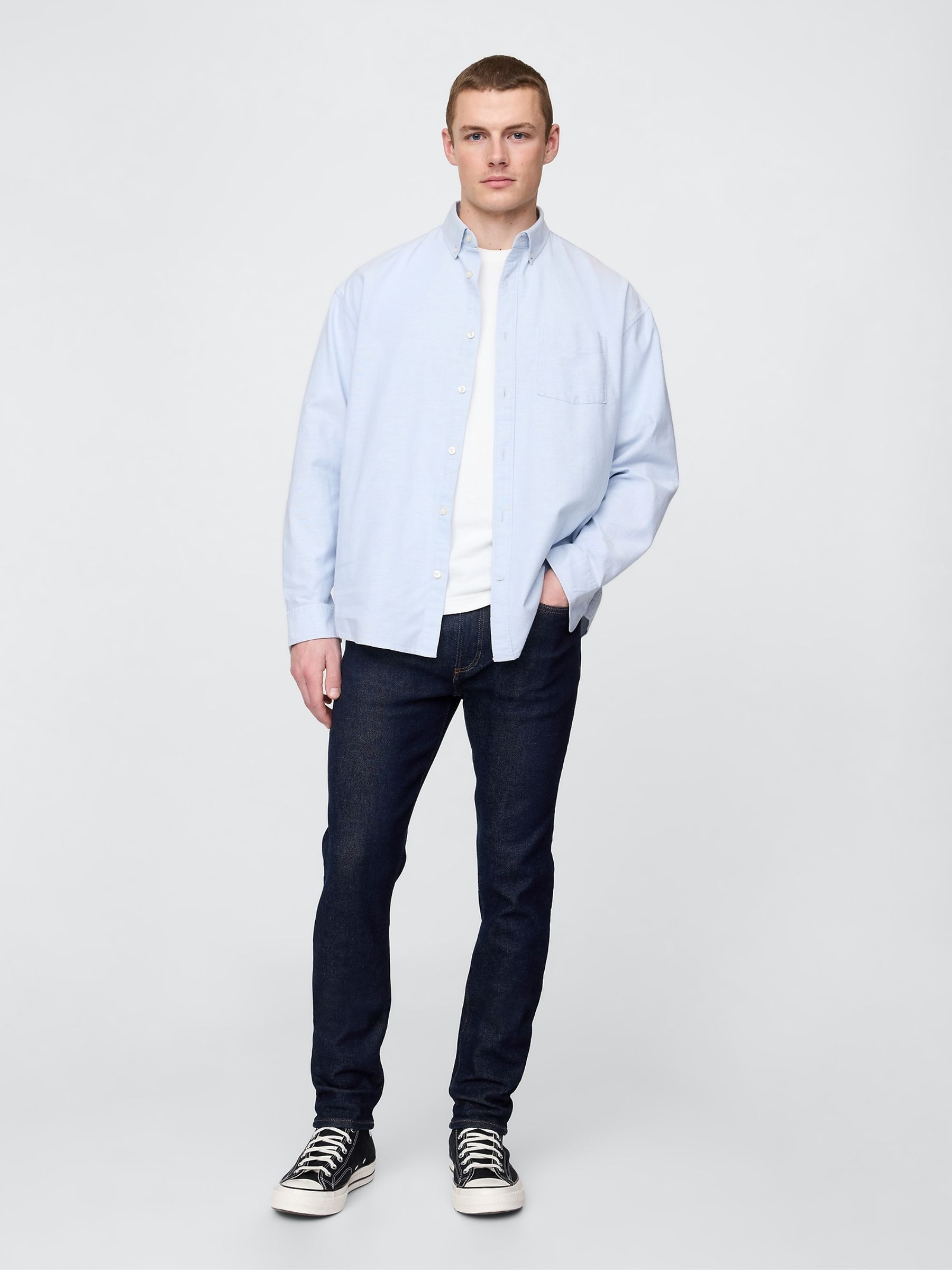 Dark Wash Skinny Jeans - Image 4 of 5