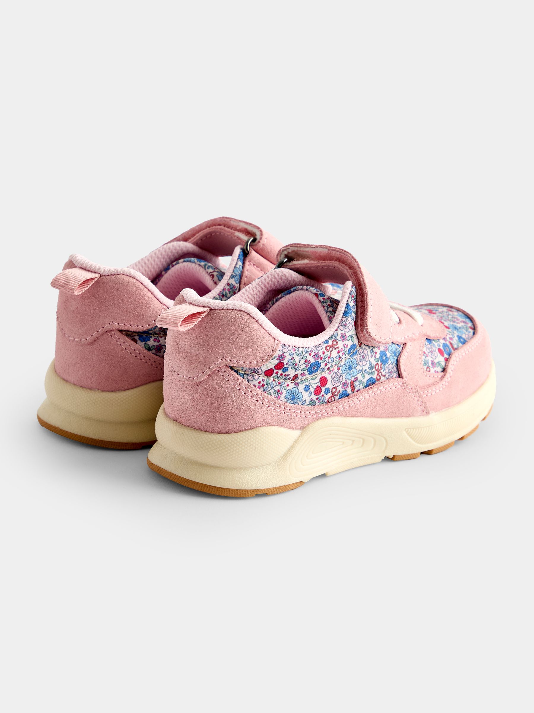 Pink Floral Riptape Trainers - Image 2 of 4