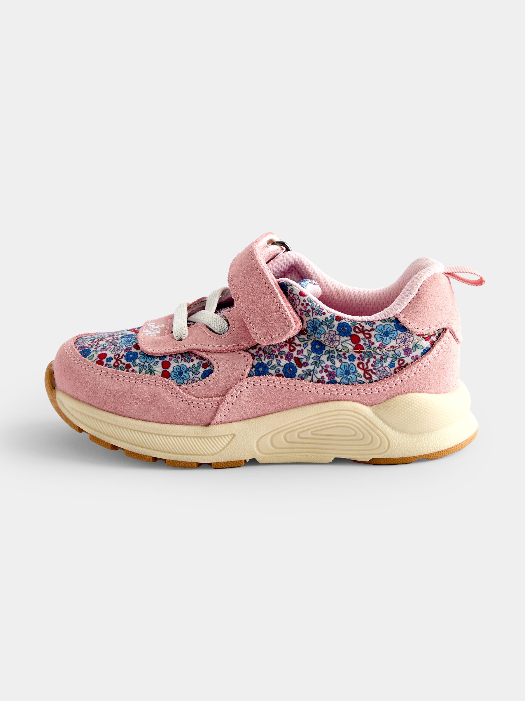 Pink Floral Riptape Trainers - Image 3 of 4