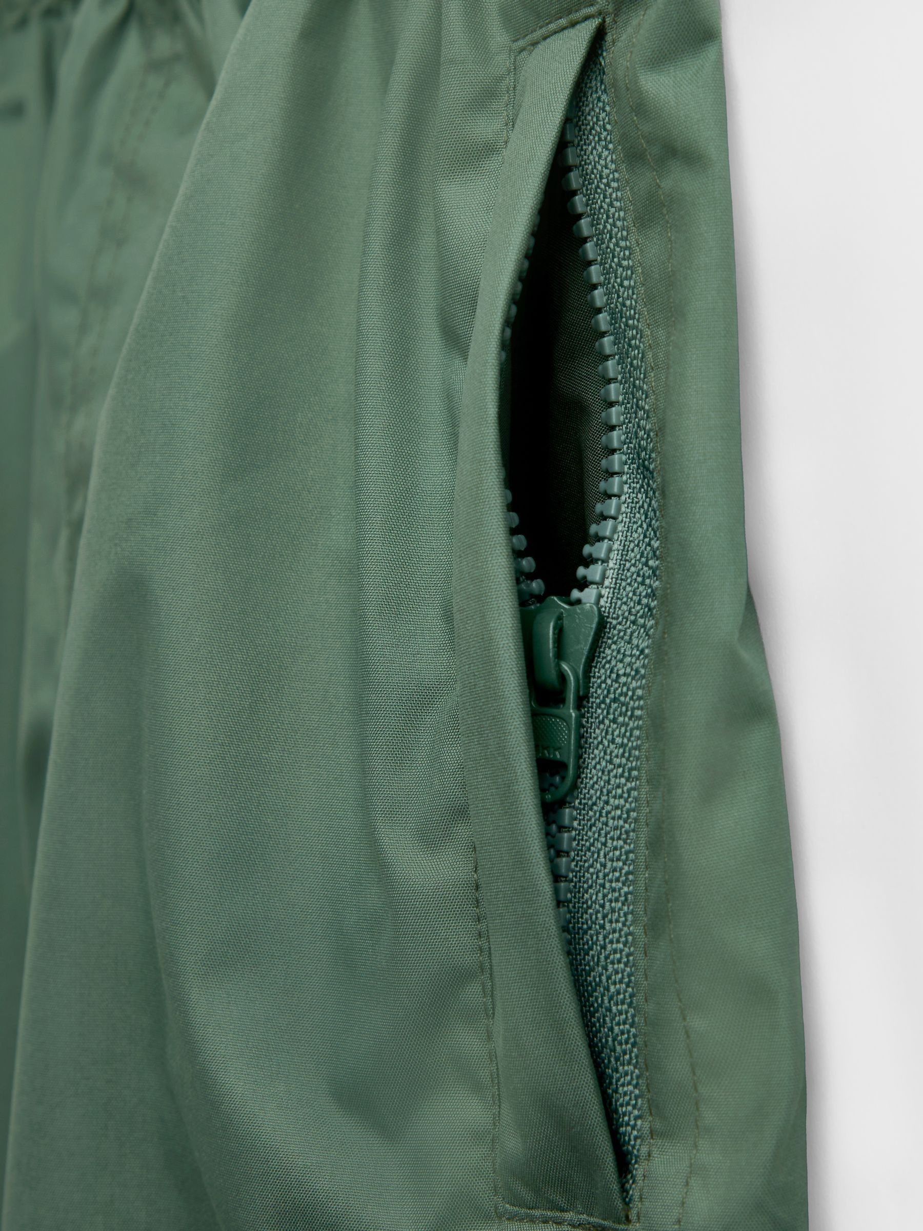 Khaki Green Waterproof Packaway Trousers - Image 4 of 4