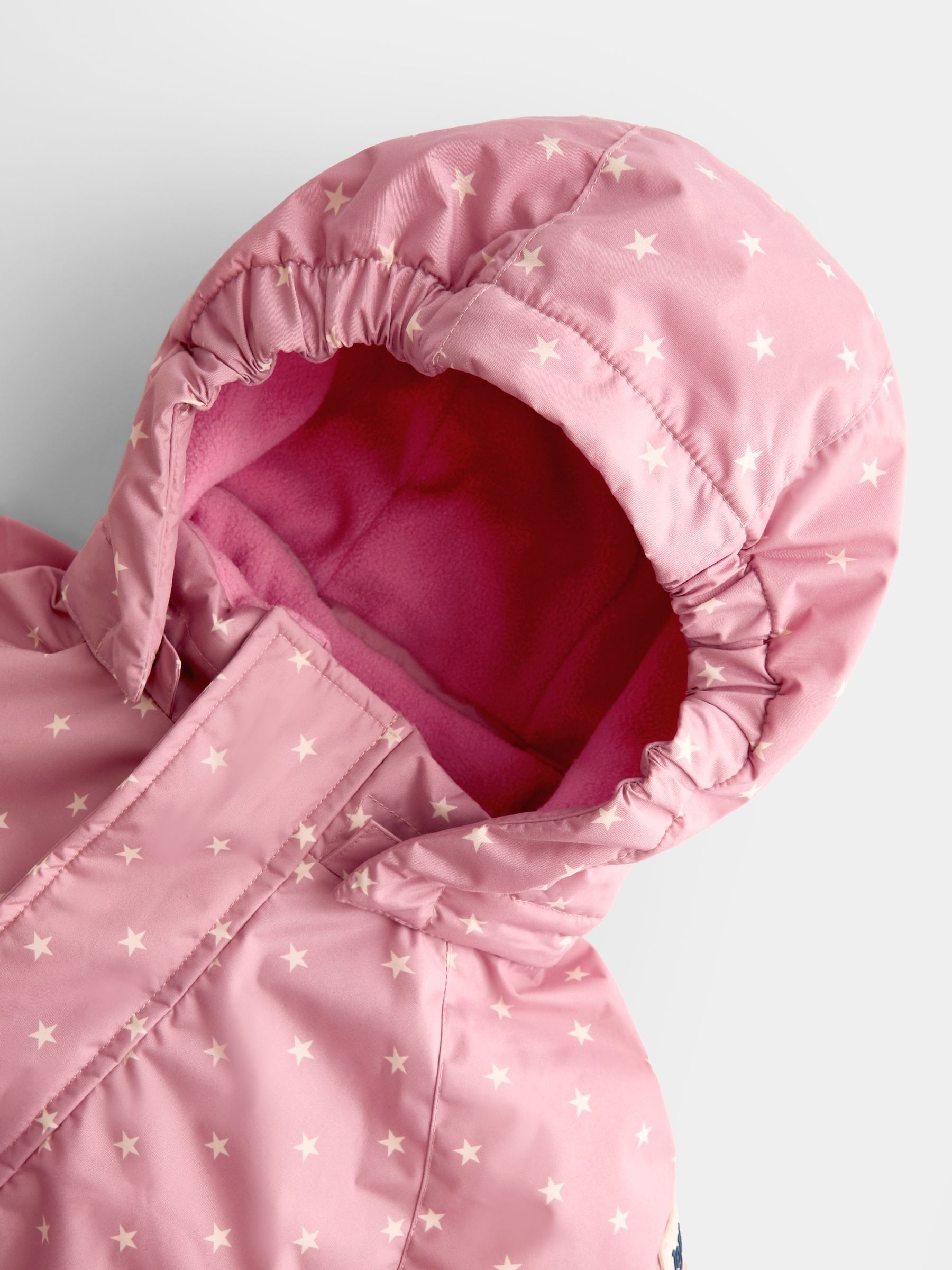 Pink Unicorn Peplum Puffer Jacket - Image 4 of 8