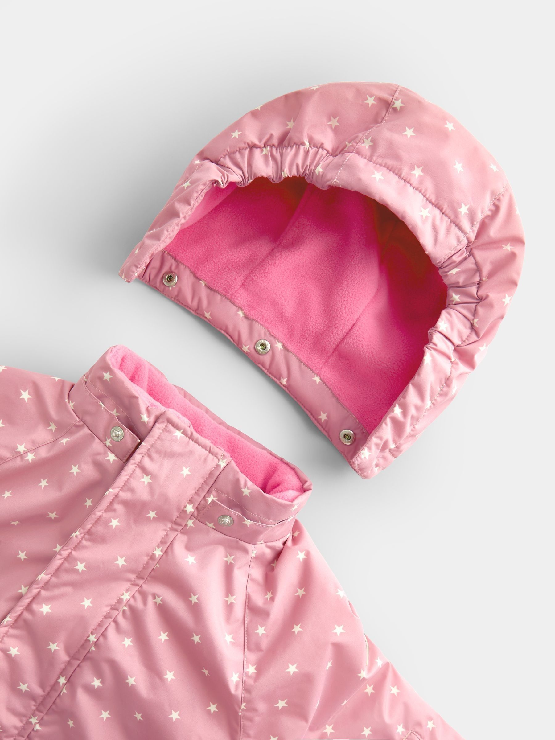 Pink Unicorn Peplum Puffer Jacket - Image 5 of 8