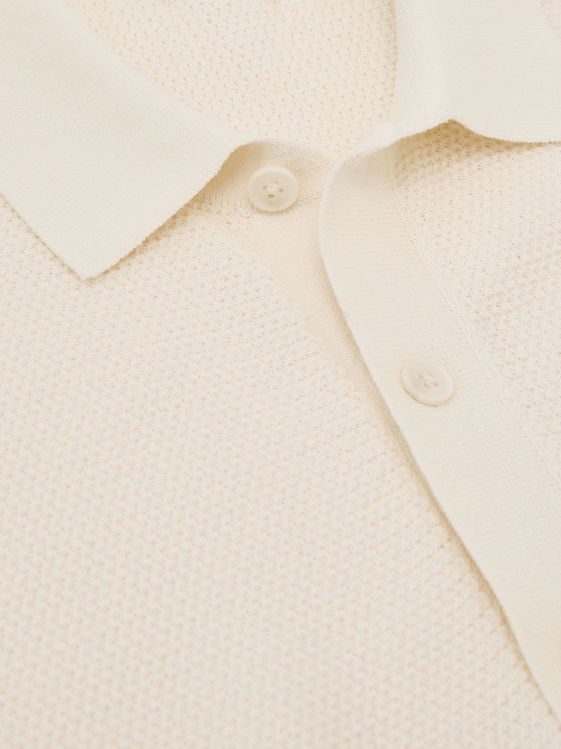 Polo Shirt in Ecru - Image 6 of 6