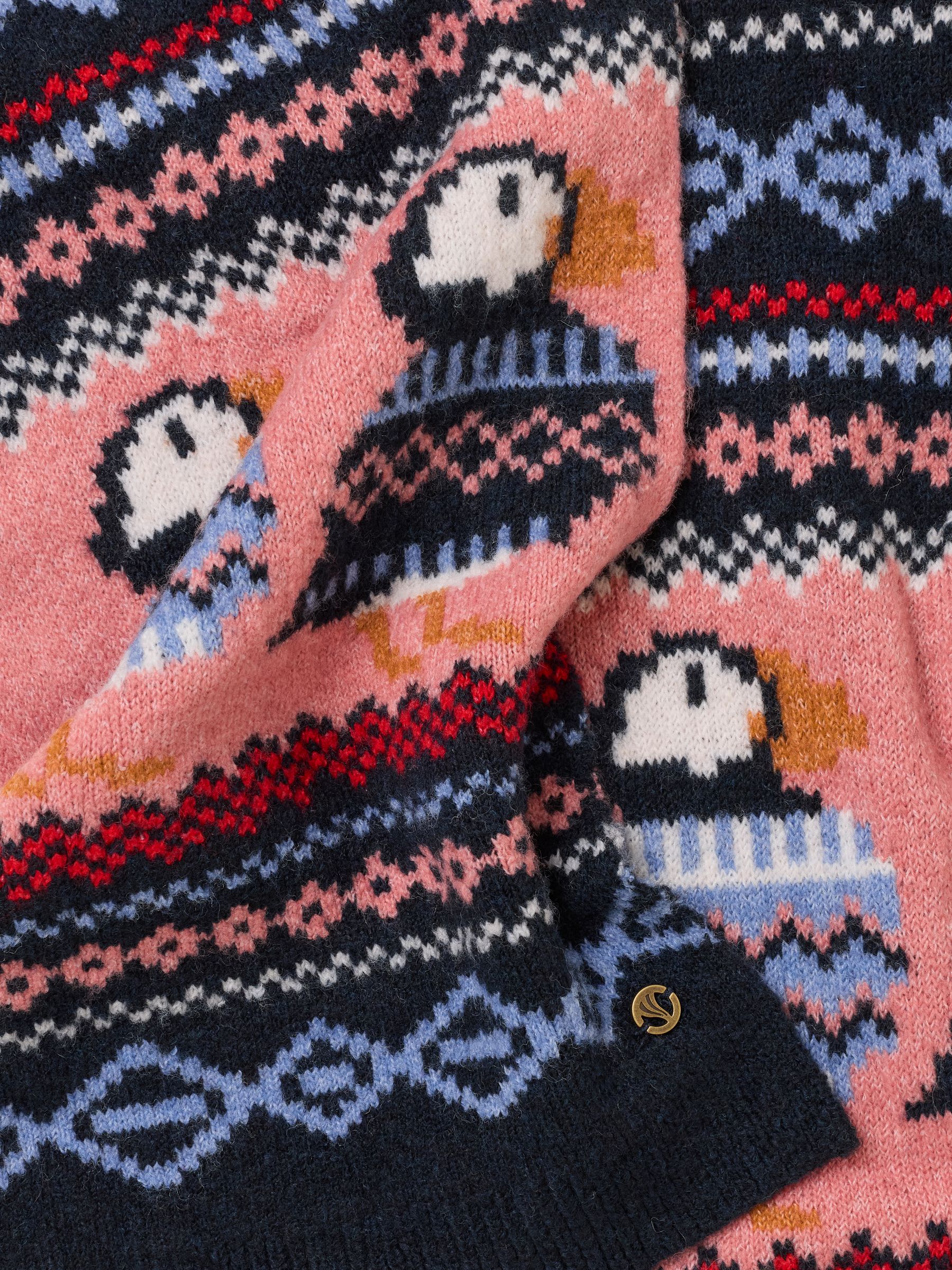 Navy Puffin Scarf - Image 2 of 3