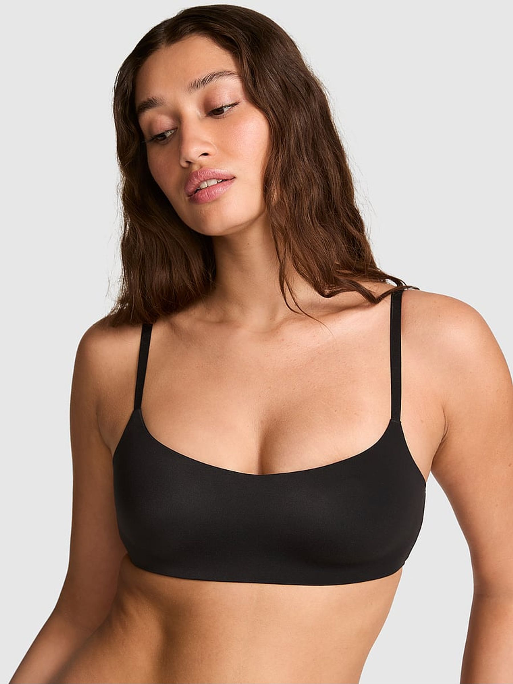 Black Lightly Lined Non Wired Bra - Image 1 of 4 Black Lightly Lined Non Wired Bra - Image 1 of 4