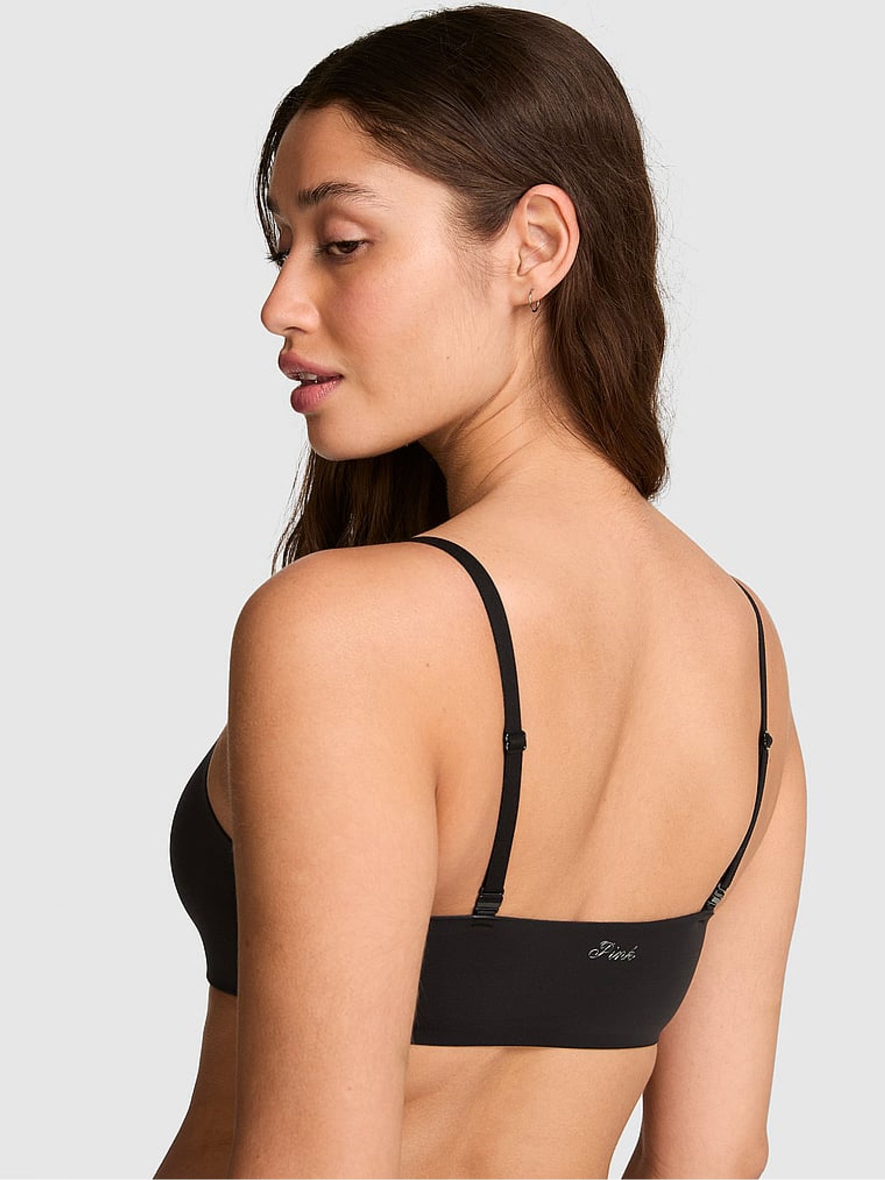 Black Lightly Lined Non Wired Bra - Image 3 of 4