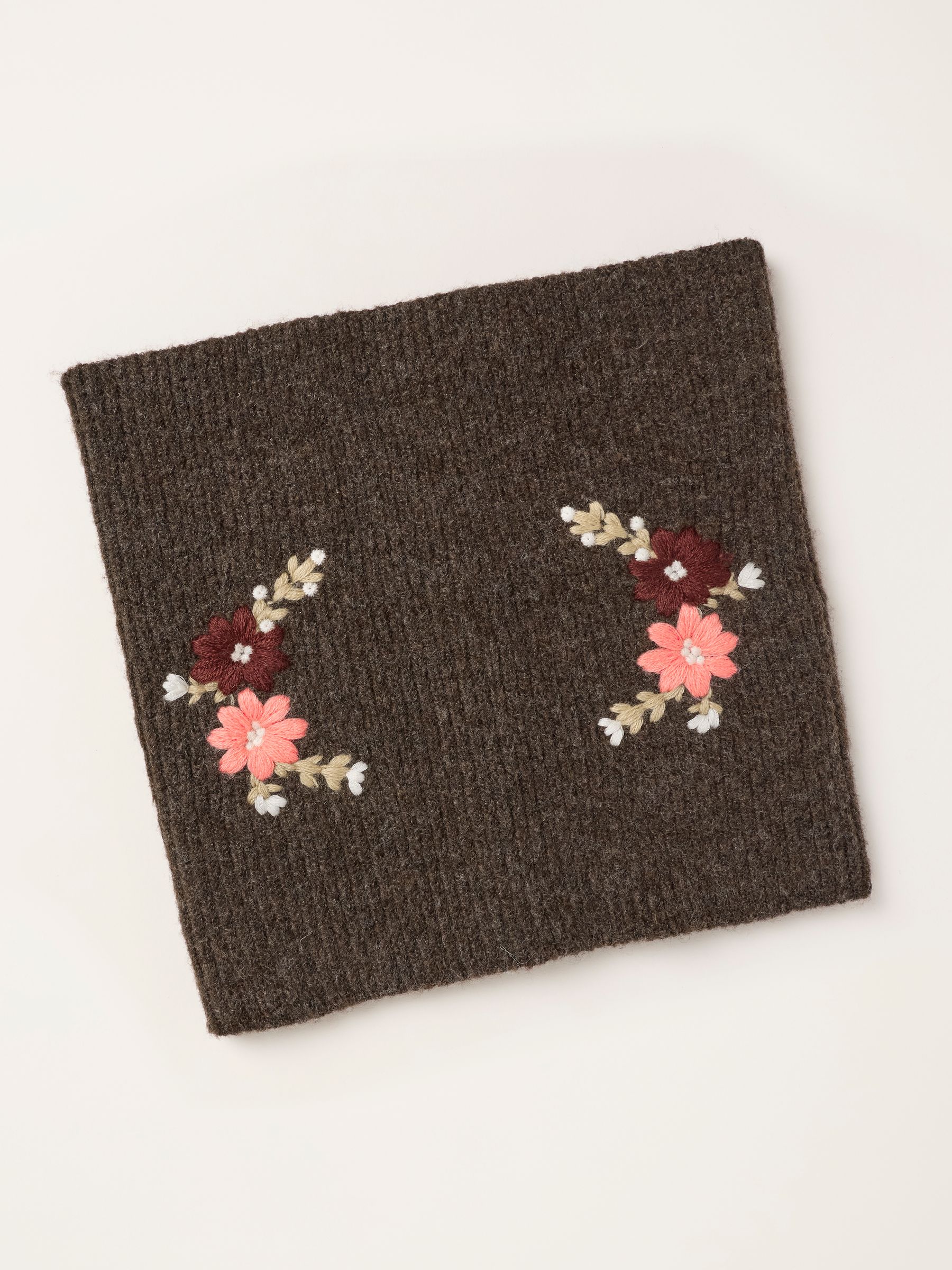 Charcoal Grey Waffle Snood - Image 2 of 3