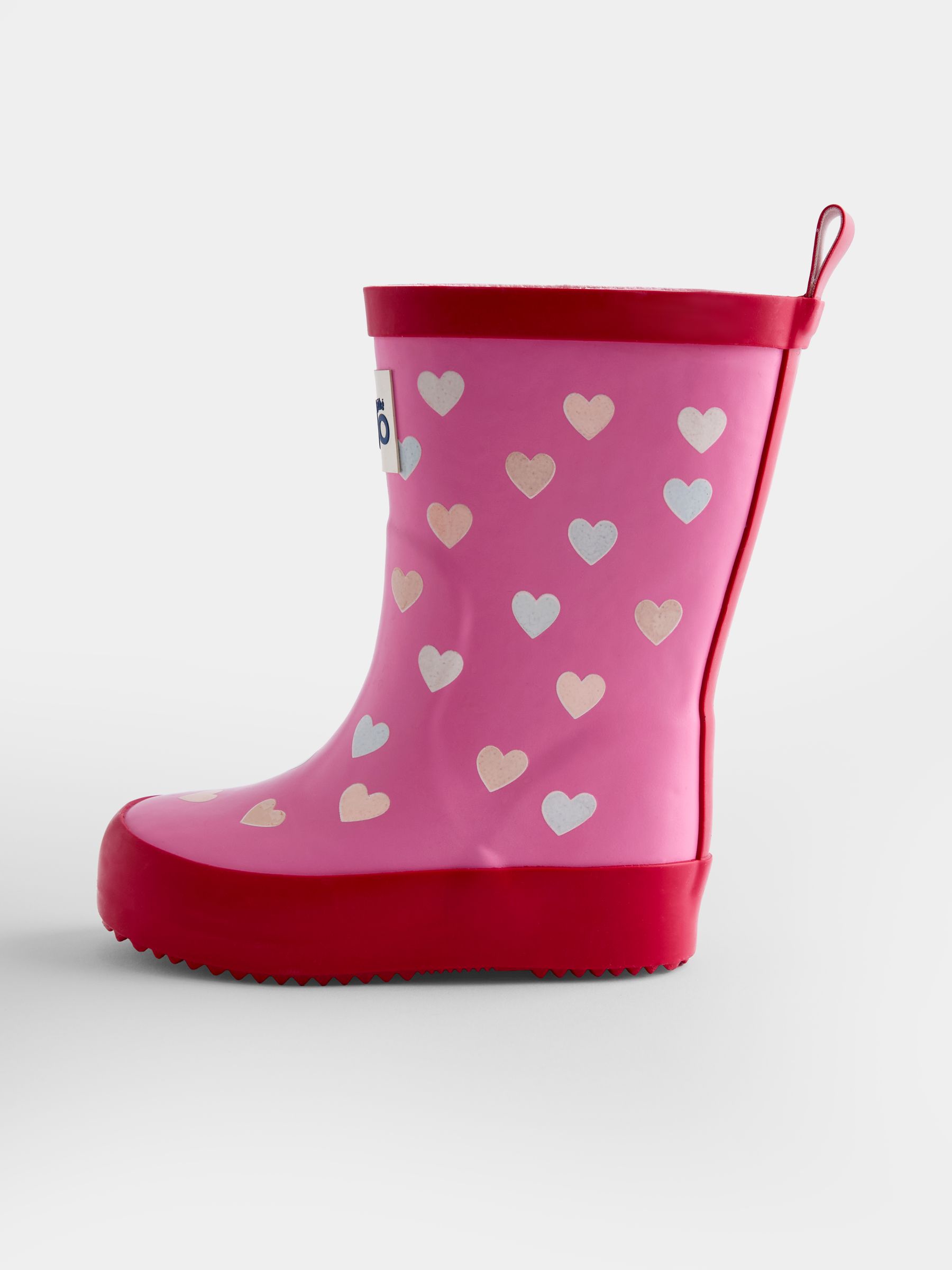 Pink Heart Colour Change Wellies - Image 3 of 5