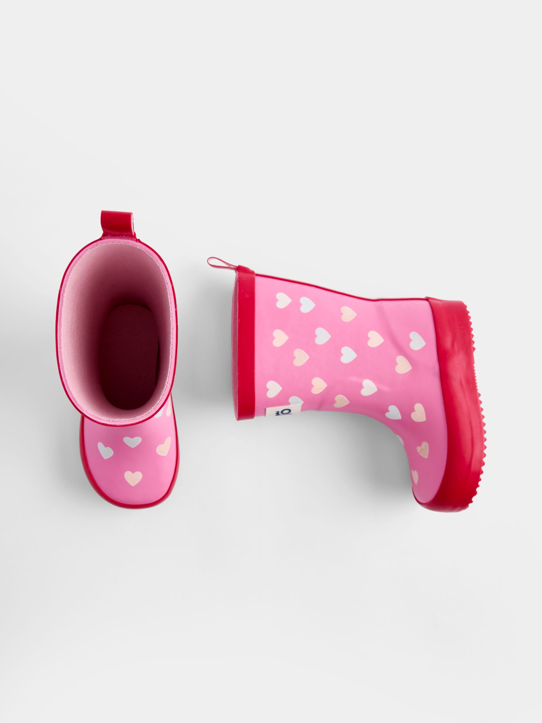 Pink Heart Colour Change Wellies - Image 4 of 5