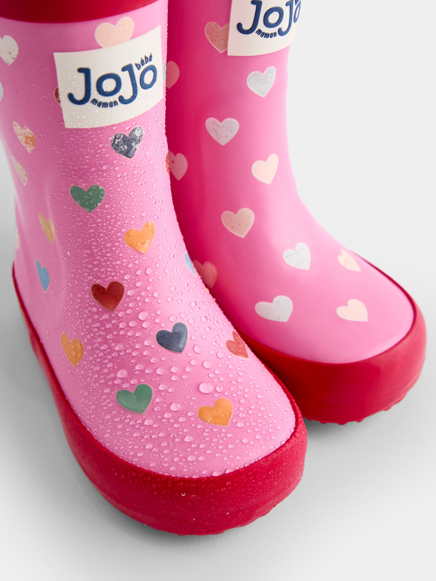 Pink Heart Colour Change Wellies - Image 5 of 5