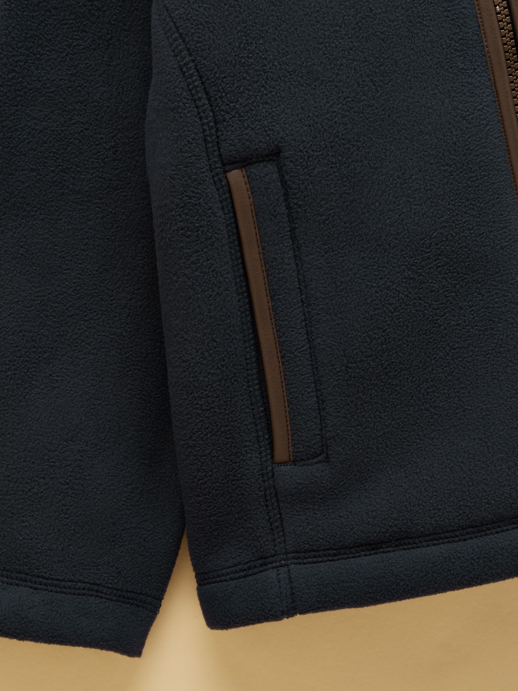 Kids' Heritage Navy Zip Through Fleece - Image 3 of 5